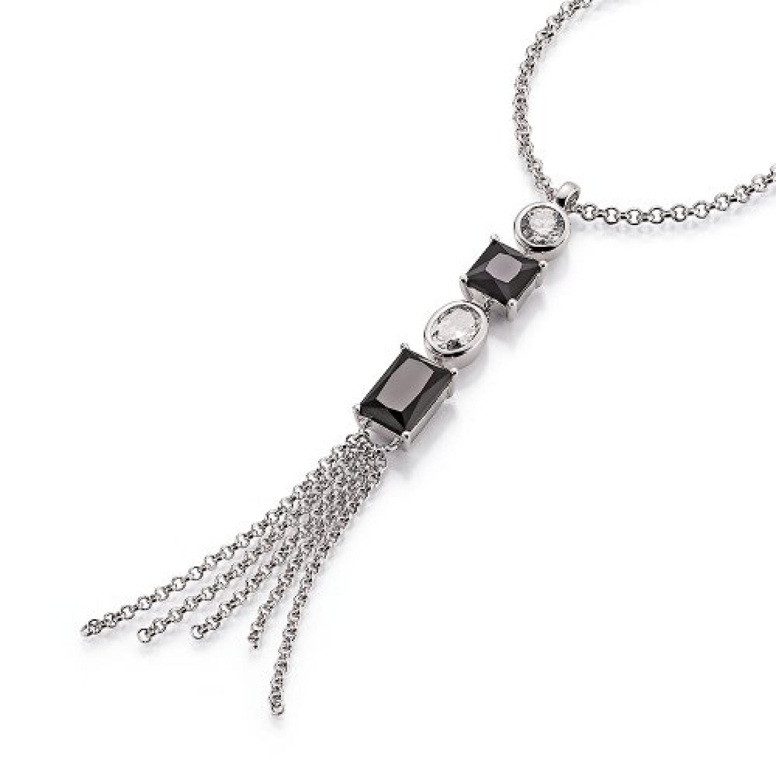 frida nyberg Damen Halskette schwarz-weiß 191008612450 frida nyberg Damen Halskette schwarz-weiß 191008612450