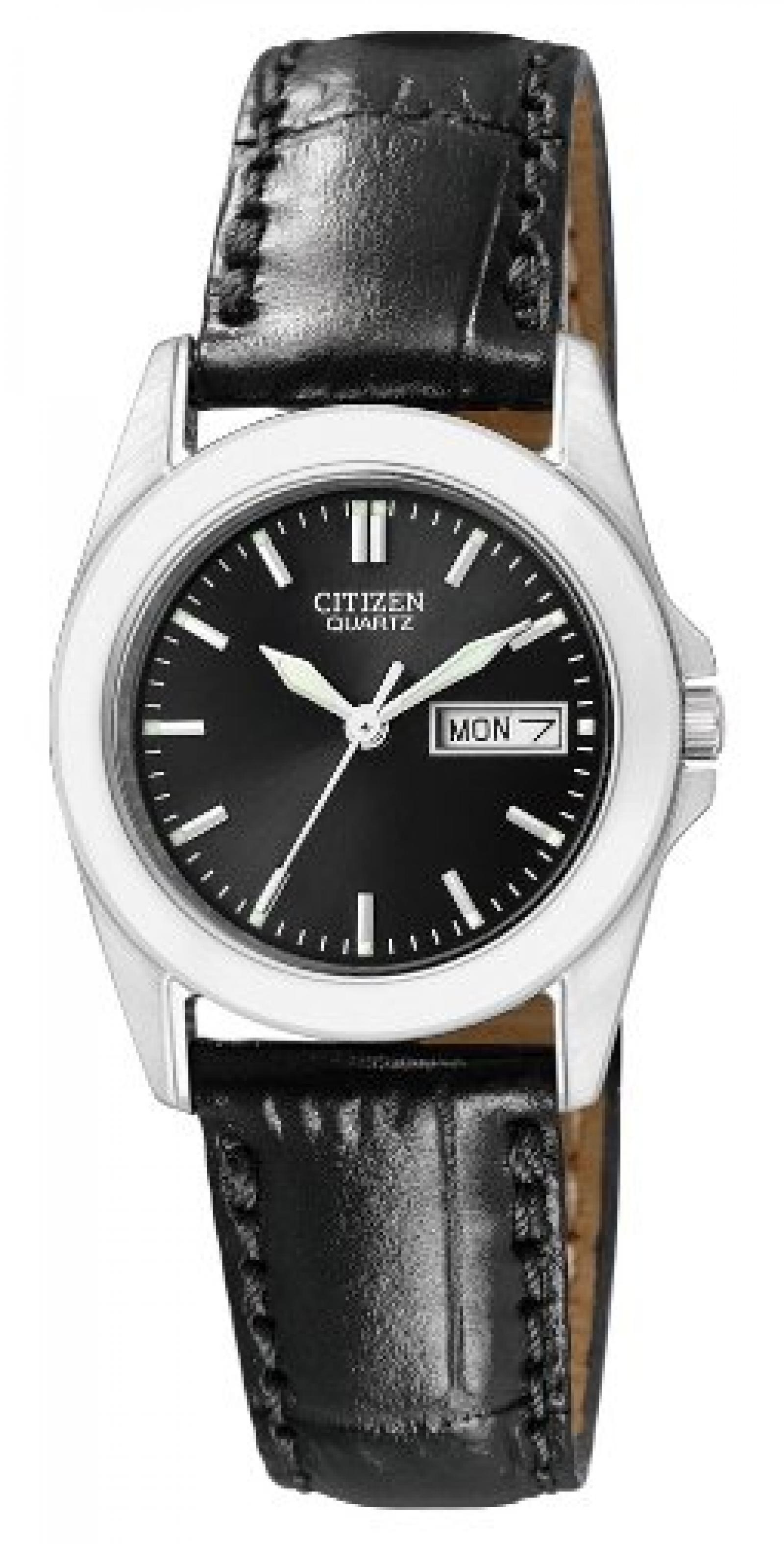 Citizen Damen-Armbanduhr XS Analog Quarz Leder EQ0560-09EE Citizen Damen-Armbanduhr XS Analog Quarz Leder EQ0560-09EE