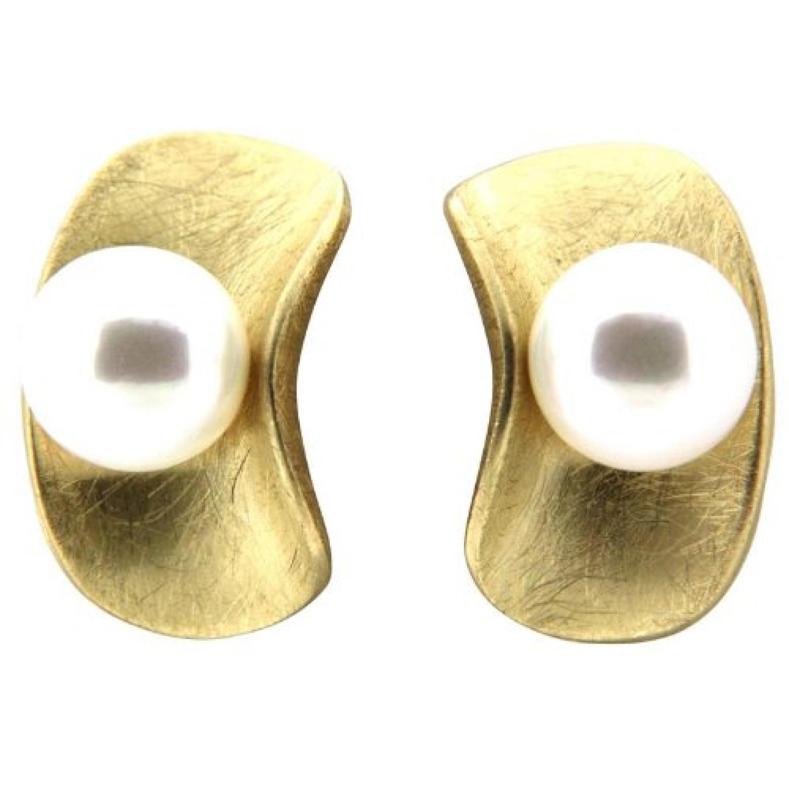 Sweet Deluxe Damen-Ohrstecker elegante Perle gold 2891 Sweet Deluxe Damen-Ohrstecker elegante Perle gold 2891