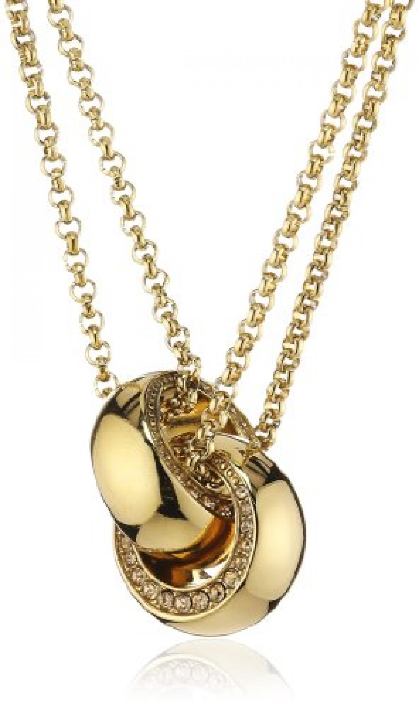 DKNY Damen-Halskette Edelstahl Zirkonia goldbeschichtet NJ1797040 DKNY Damen-Halskette Edelstahl Zirkonia goldbeschichtet NJ1797040
