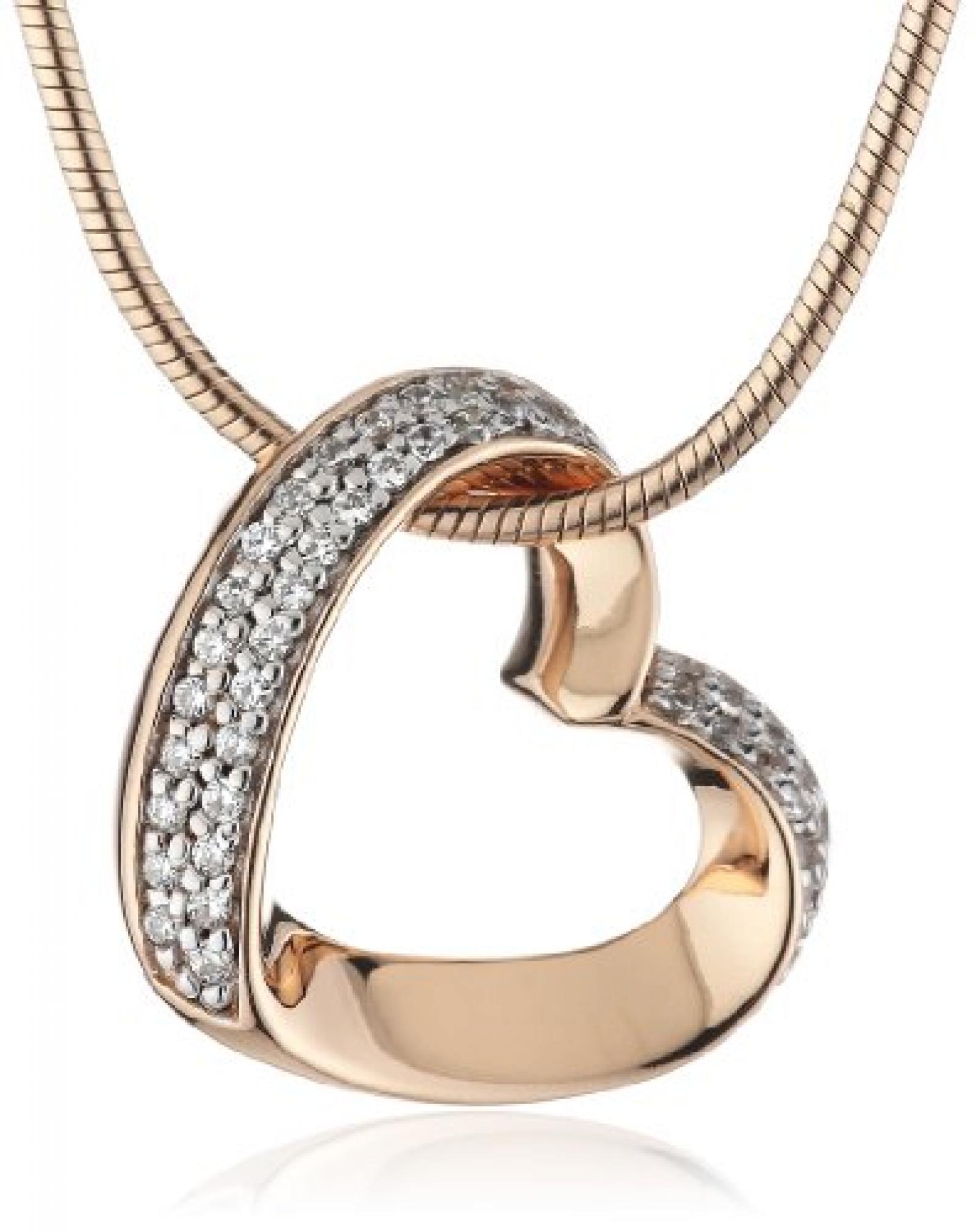 Esprit Damen Halskette Silber vergoldet rhodiniert Zirkonia ESNL91579C420 Esprit Damen Halskette Silber vergoldet rhodiniert Zirkonia ESNL91579C420