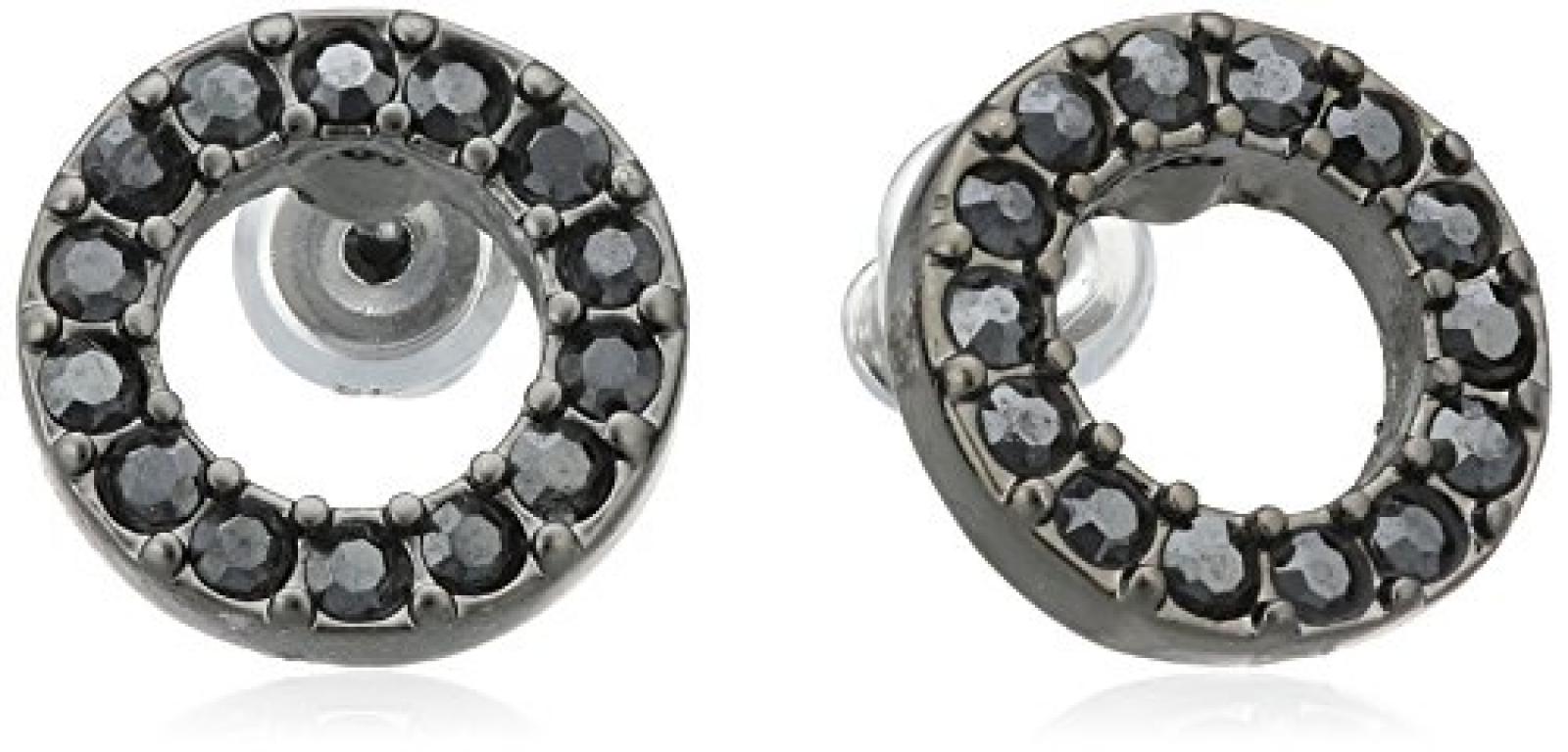 Pilgrim Jewelry Damen-Ohrstecker aus der Serie Classic hematite beschichtet hematite beschichtet 1.0 cm 611313113 