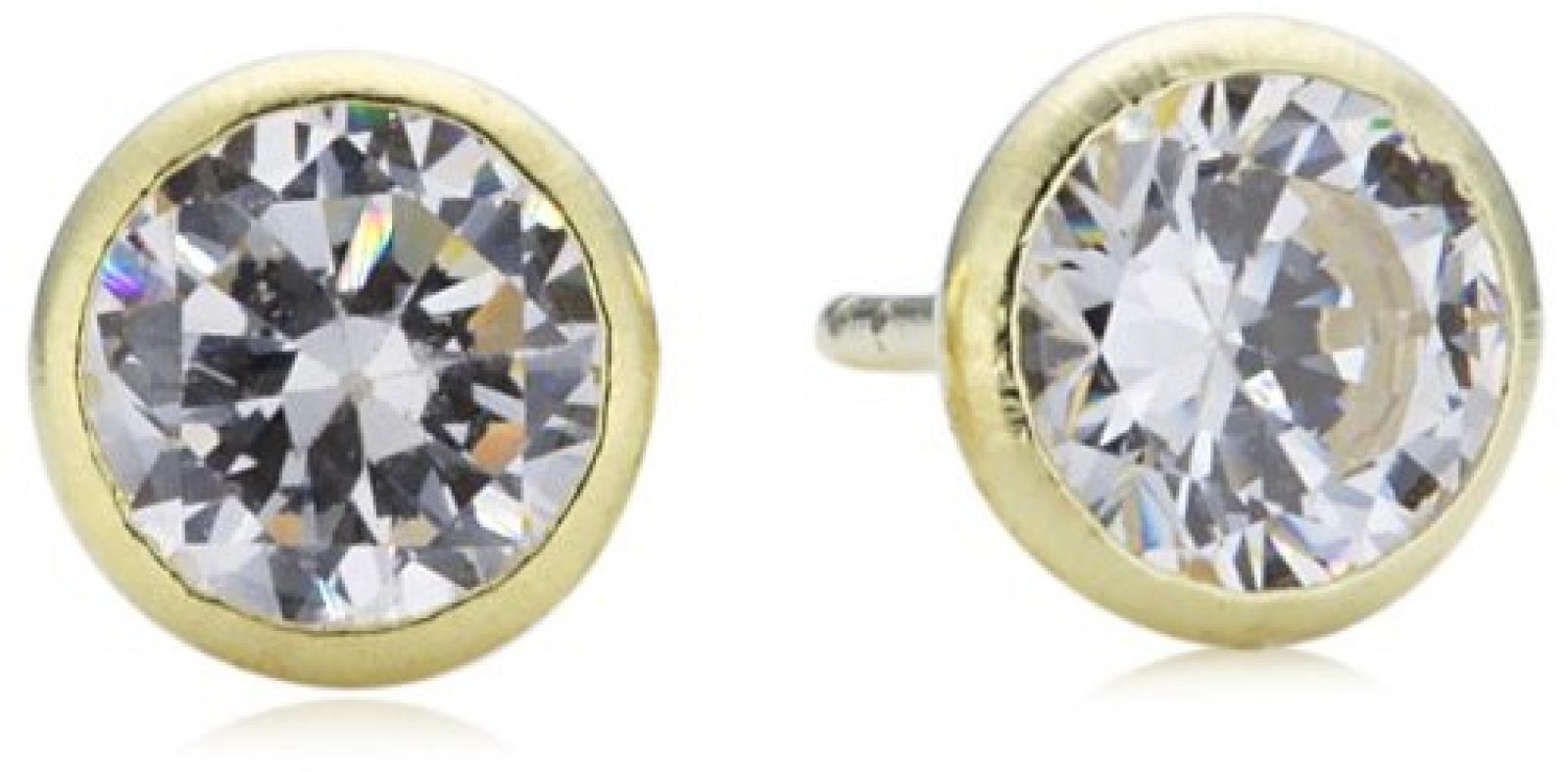 Amor Jewelry Damen-Ohrstecker 8 Karat 333 Gelbgold 171816 