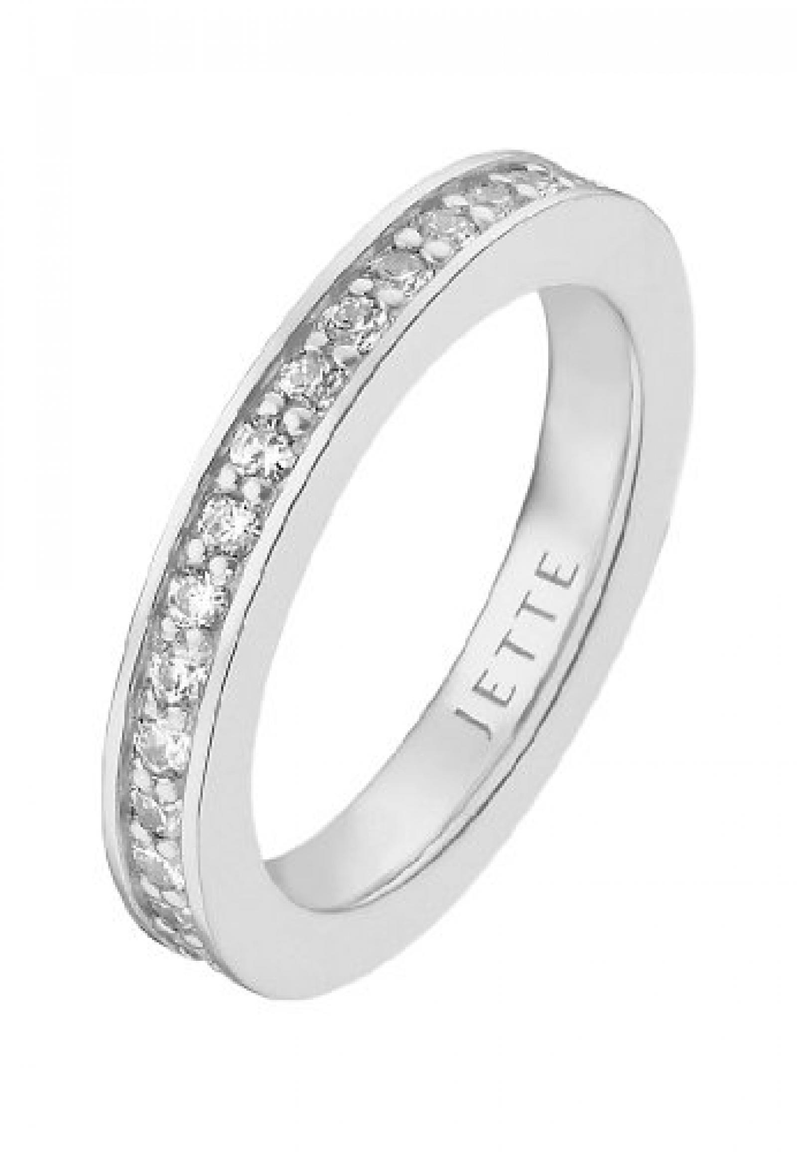 JETTE Silver Damen-Ring 925er Silber rhodiniert 34 Zirkonia (silber) 