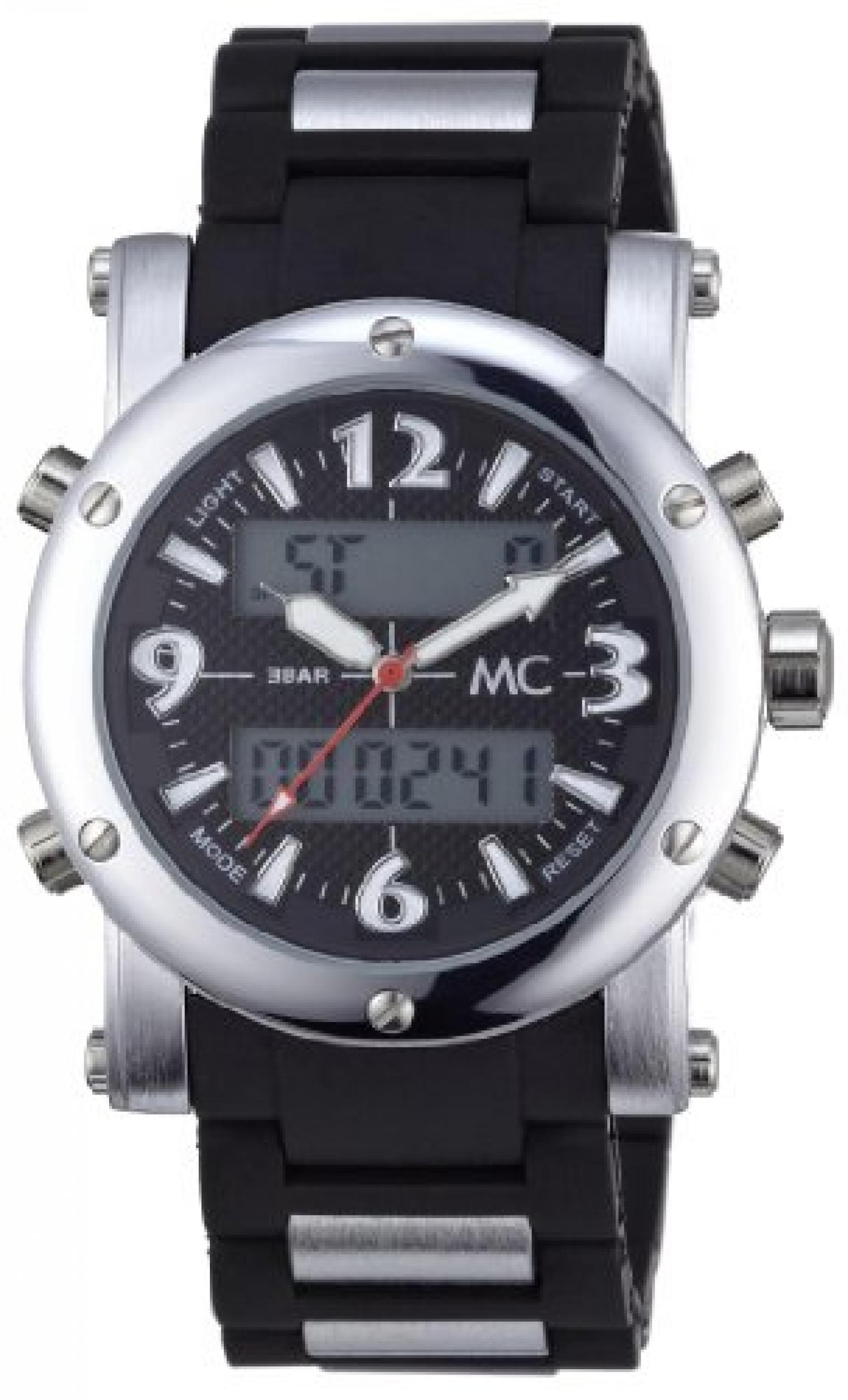MC Timetrend Herren-Armbanduhr Analog - Digital Quarz Kunststoffband 26341 MC Timetrend Herren-Armbanduhr Analog - Digital Quarz Kunststoffband 26341