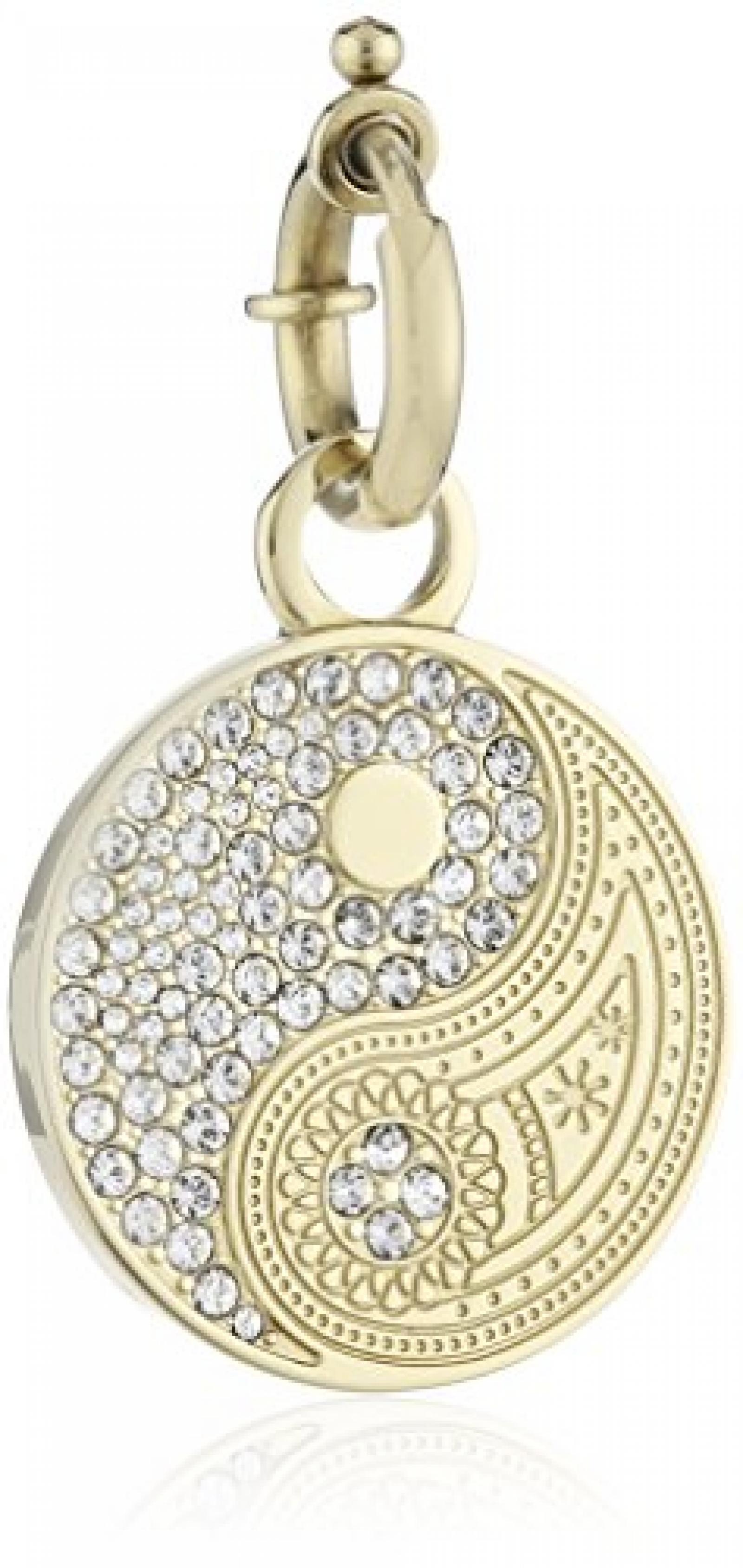 Dyrberg/Kern Damen-Anh&auml;nger Vergoldetes Metall Kristall Swarovski 336306 