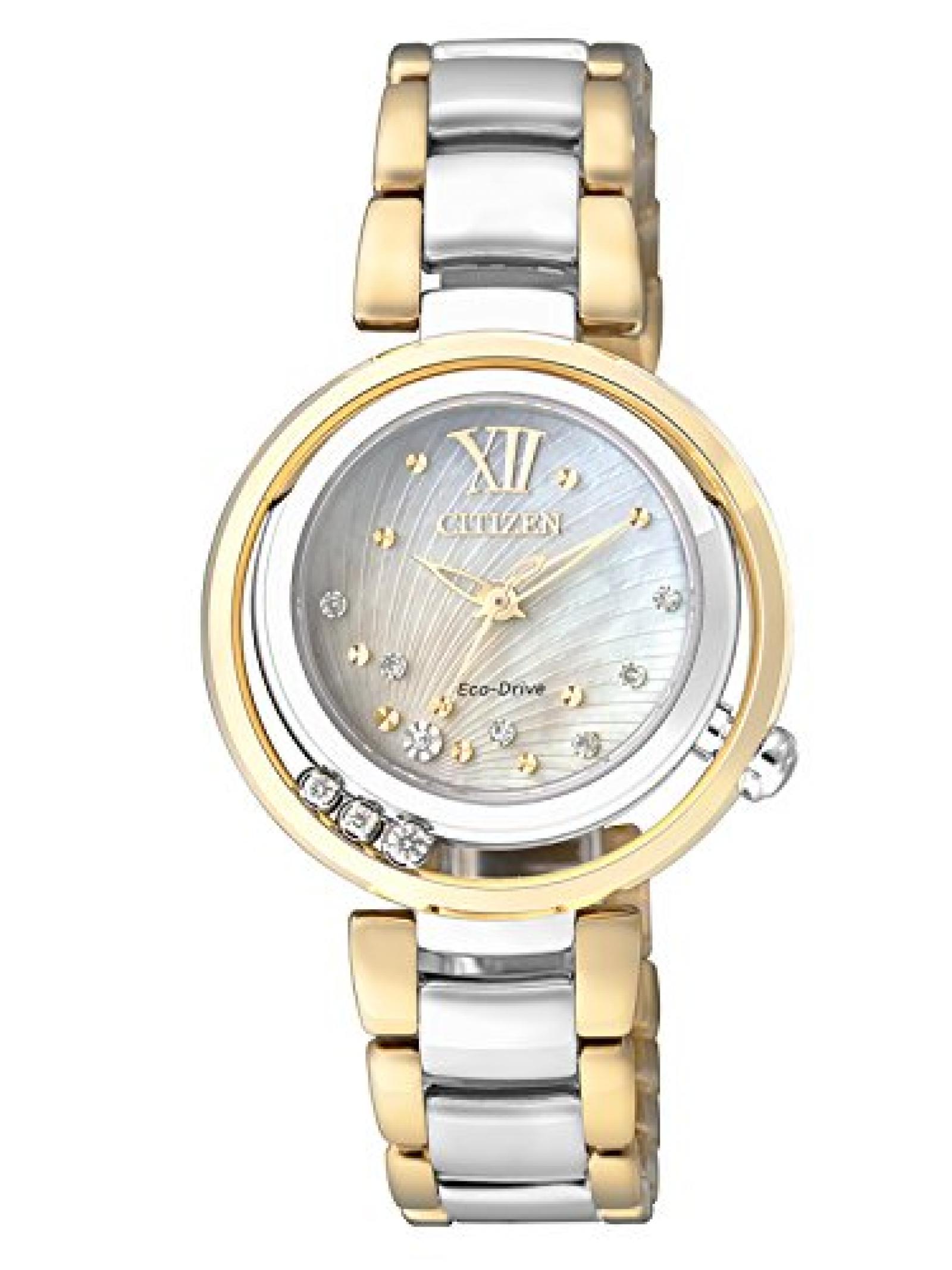 Citizen Damen-Armbanduhr XS Citizen L Analog Quarz Edelstahl EM0326-52D Citizen Damen-Armbanduhr XS Citizen L Analog Quarz Edelstahl EM0326-52D