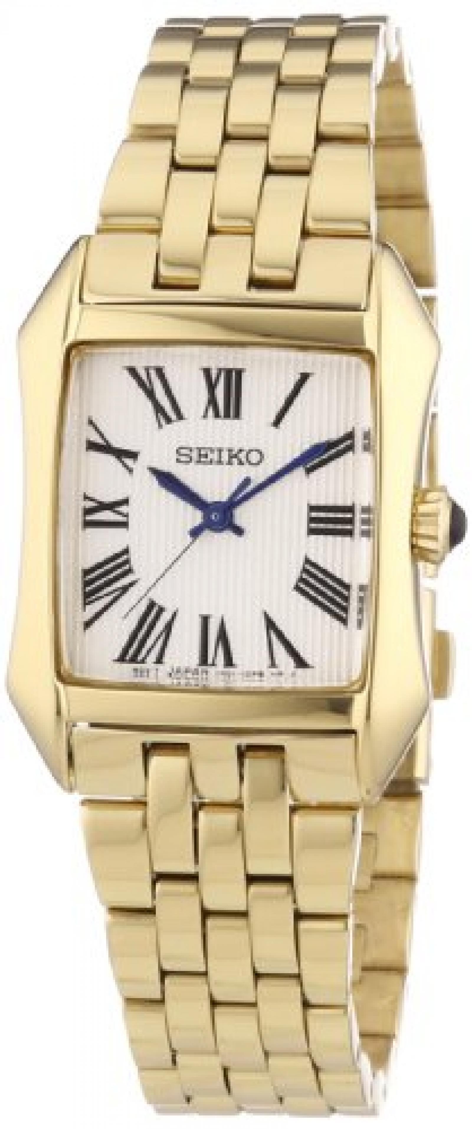 Seiko Damen-Armbanduhr Analog Quarz Edelstahl beschichtet SXGP22P1 