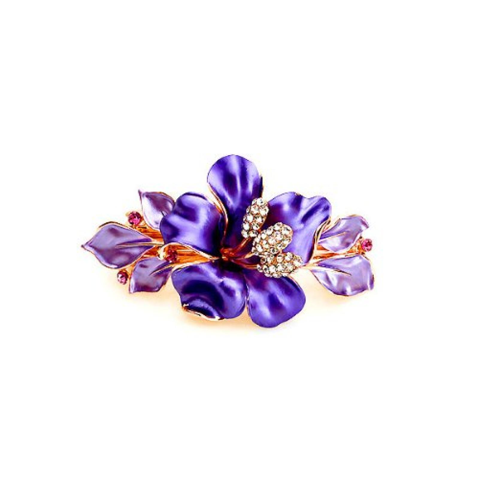 Elegante blaue Blumen Haarschmuck und Haarspange (5973) Elegante blaue Blumen Haarschmuck und Haarspange (5973)