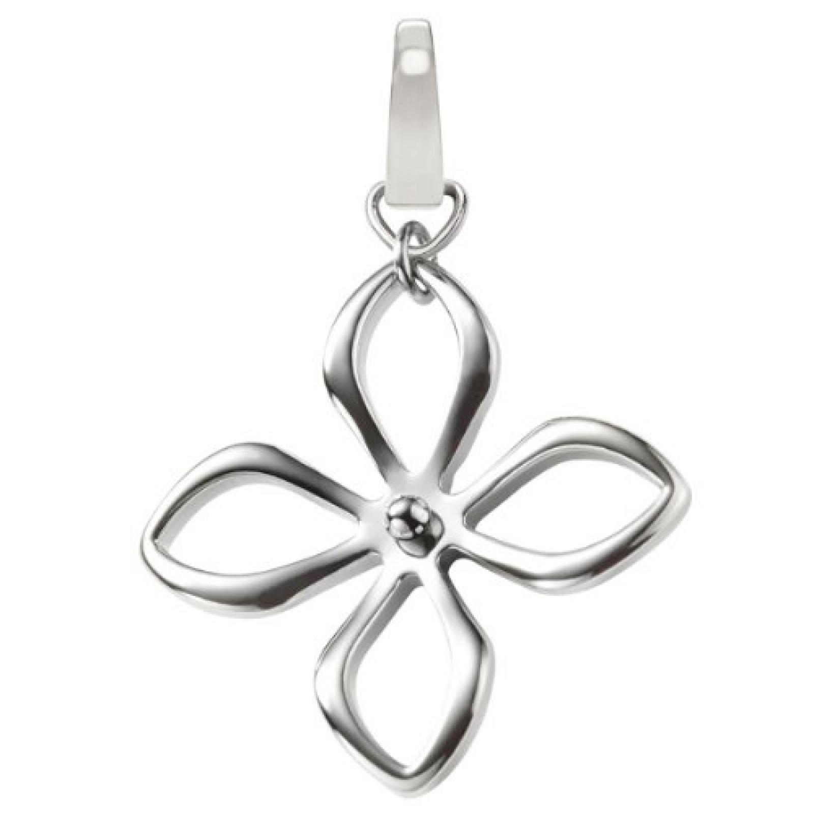 FOSSIL Damen Charm Anhänger Edelstahl Blume JF85111040 FOSSIL Damen Charm Anhänger Edelstahl Blume JF85111040