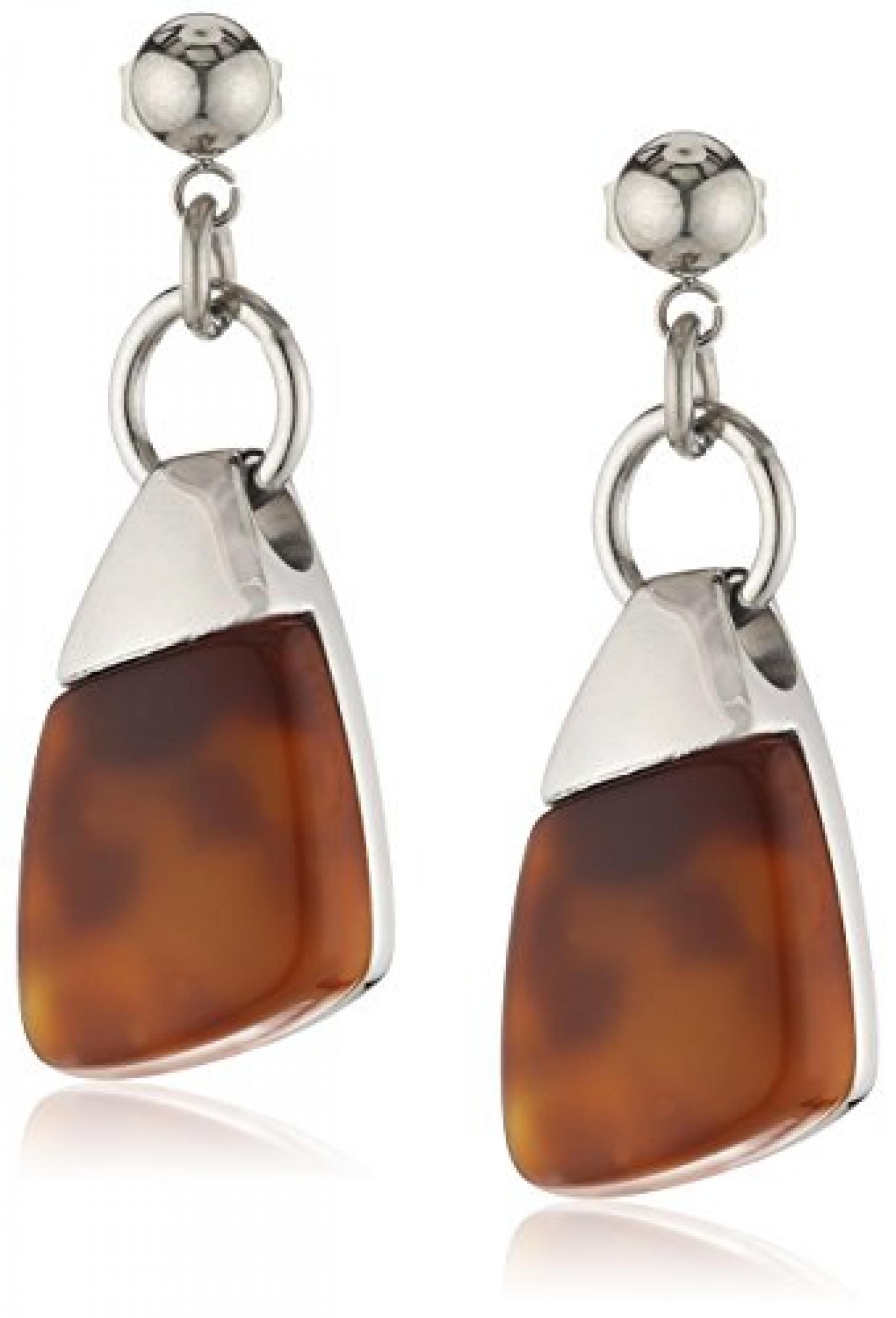 Mike Ellis New York Damen-Ohrhänger Edelstahl Acryl 229 IPS 