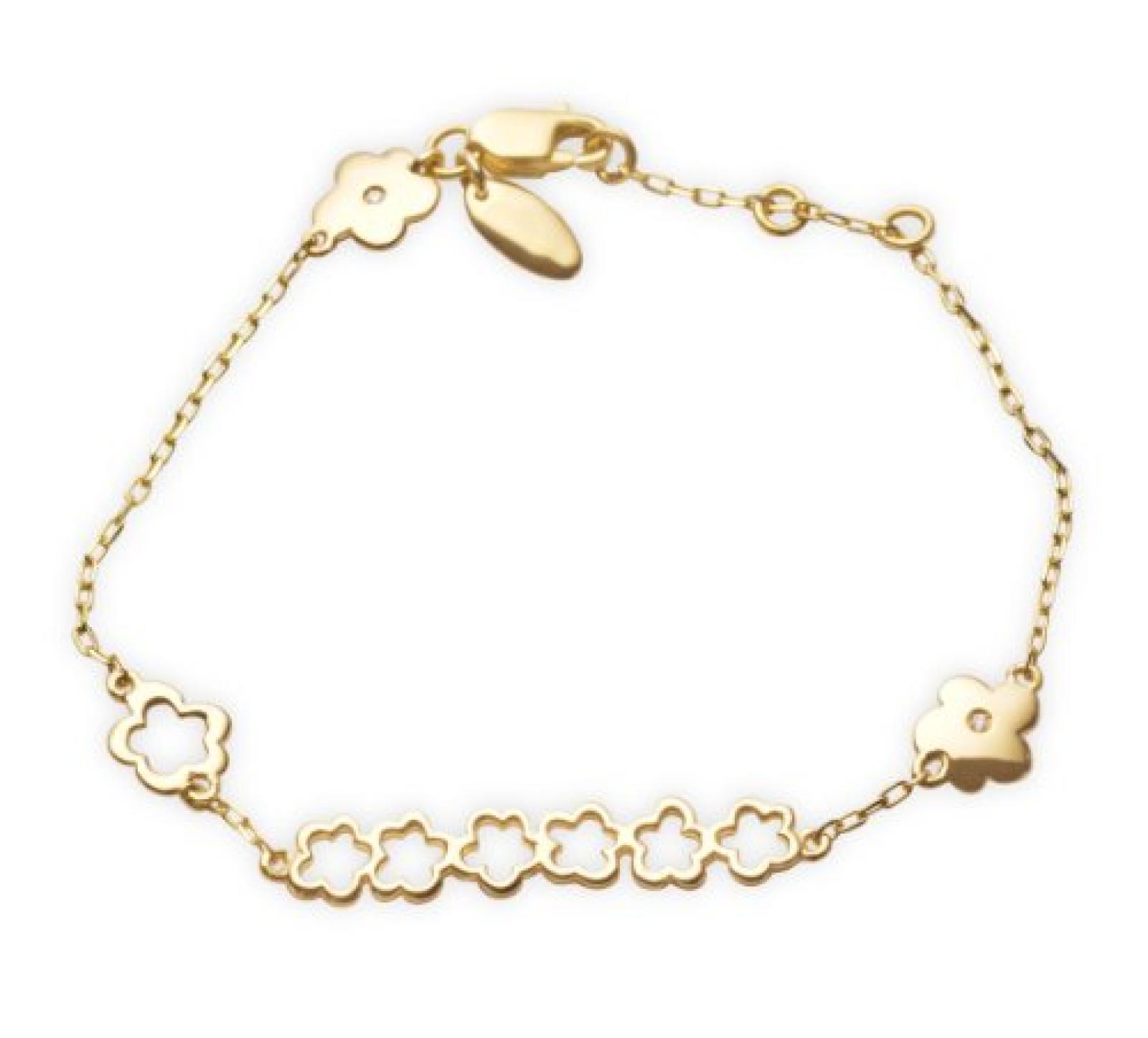 Miore Kinder-Armband 18 Karat (750) Gelbgold 15cm AG0138 