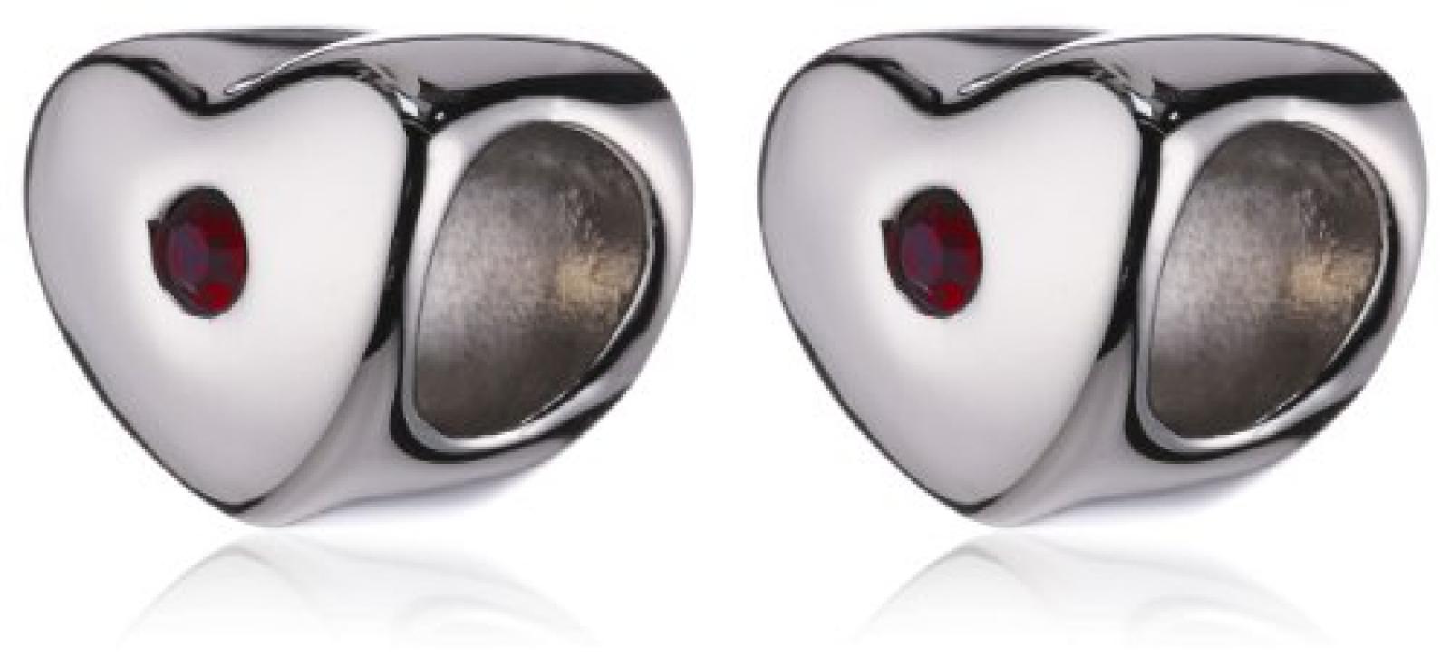 Morellato Damen-Bead Herz mit rotem Stein SCZ22 Morellato Damen-Bead Herz mit rotem Stein SCZ22