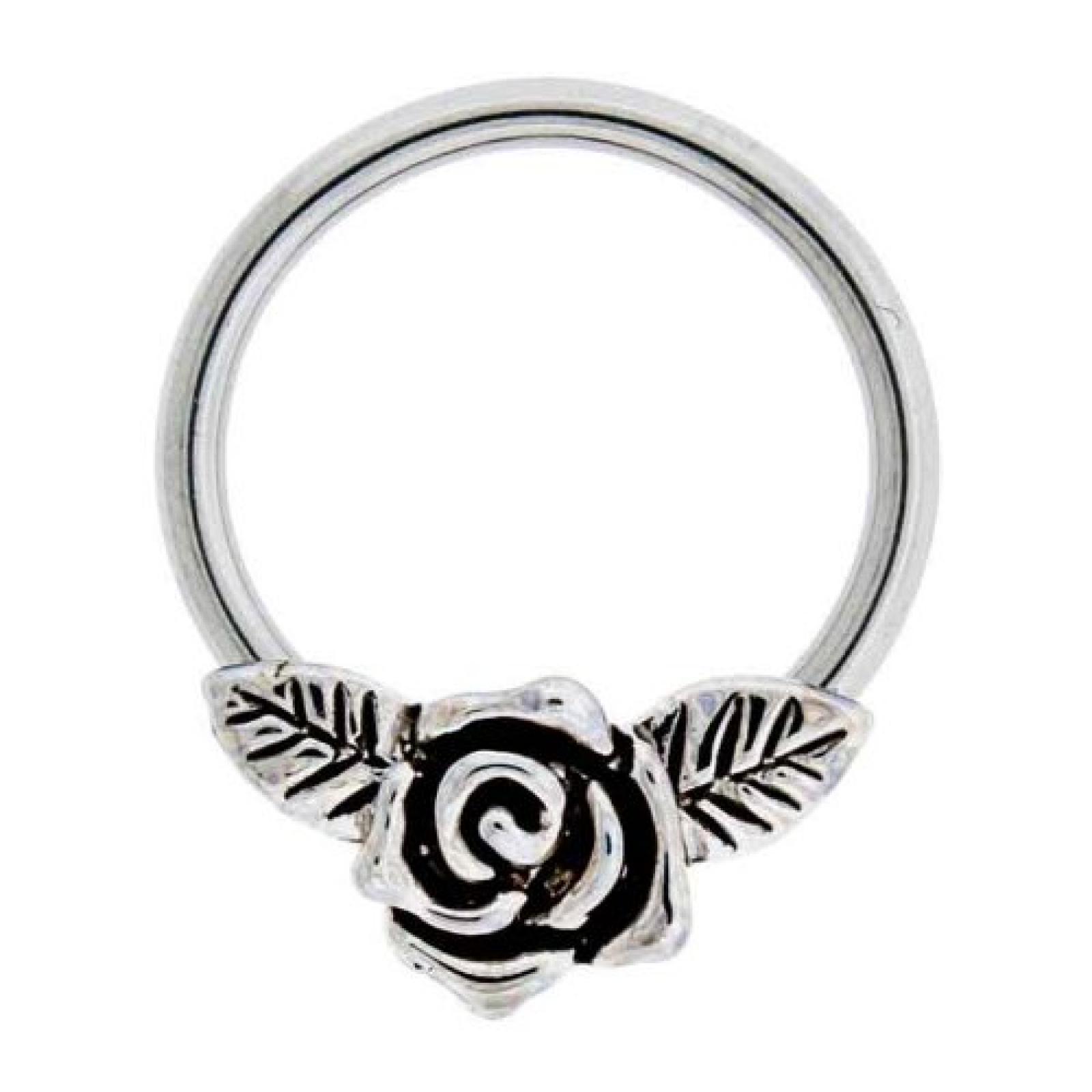 Metal Mafia Ball Closure Ring SILVER ROSE Metal Mafia Ball Closure Ring SILVER ROSE