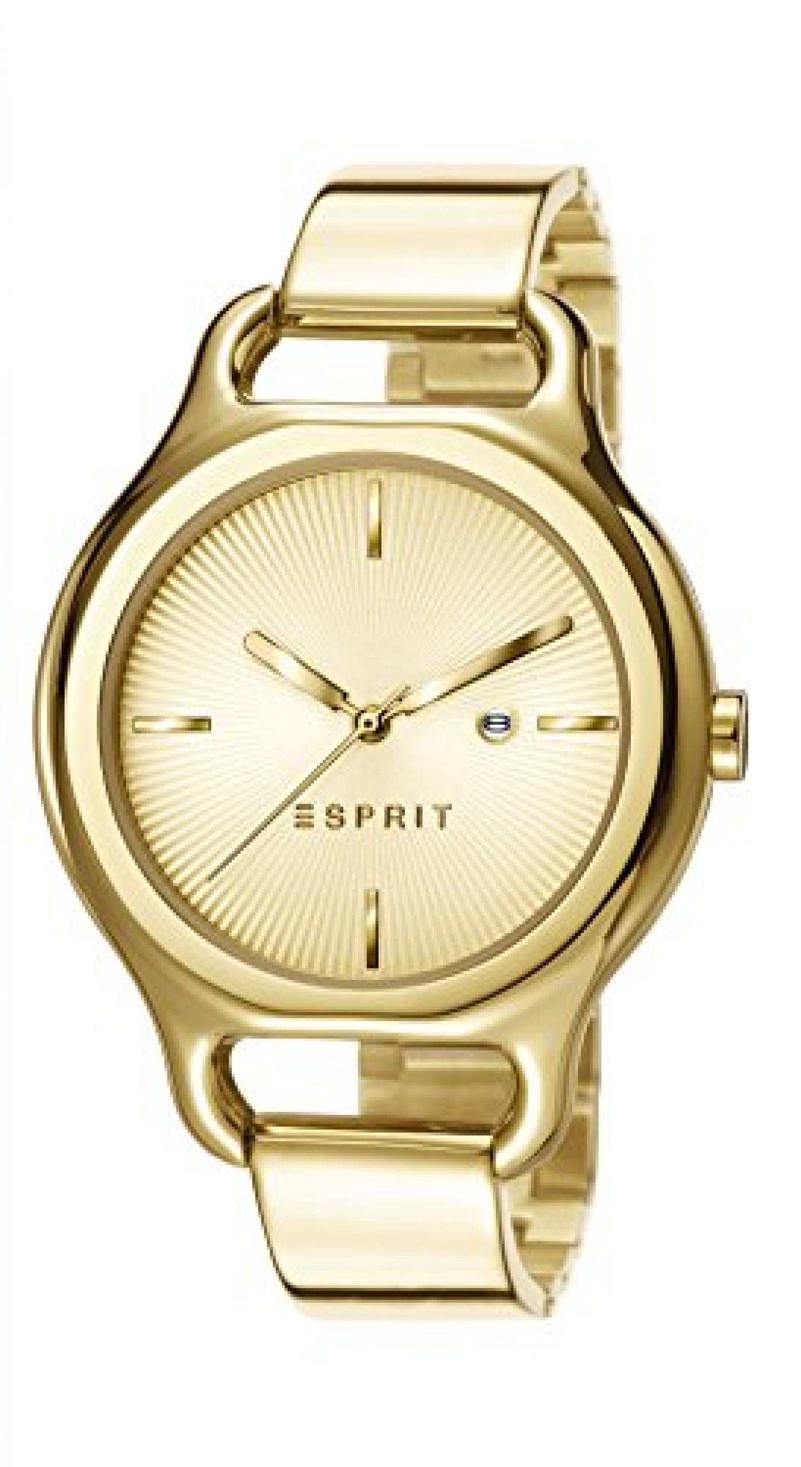 Esprit Damen-Armbanduhr Naomi Analog Quarz Edelstahl beschichtet ES107932002 