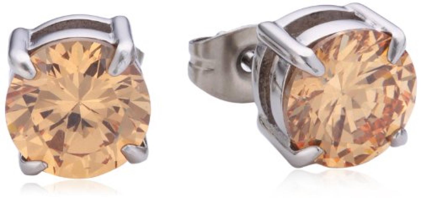 Dyrberg/Kern Damen-Ohrstecker Edelstahl Kristall beige 335342 Dyrberg/Kern Damen-Ohrstecker Edelstahl Kristall beige 335342