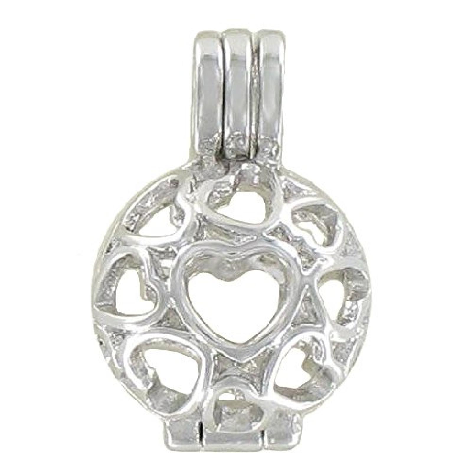 Quiges, Eligo Jewellery 12mm Versilbert Kugel Anh&auml;nger Versilbert f&uuml;r Eligo 12mm Kugeln 