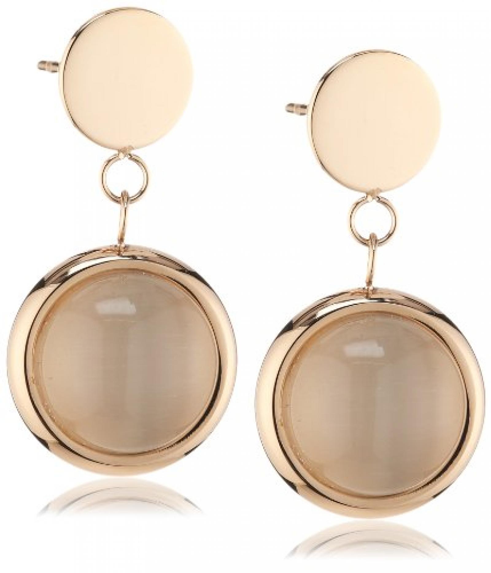 Mike Ellis Damen-Ohrstecker Perlmutt Edelstahl ros&eacute; SC01-02 IPRG ear 