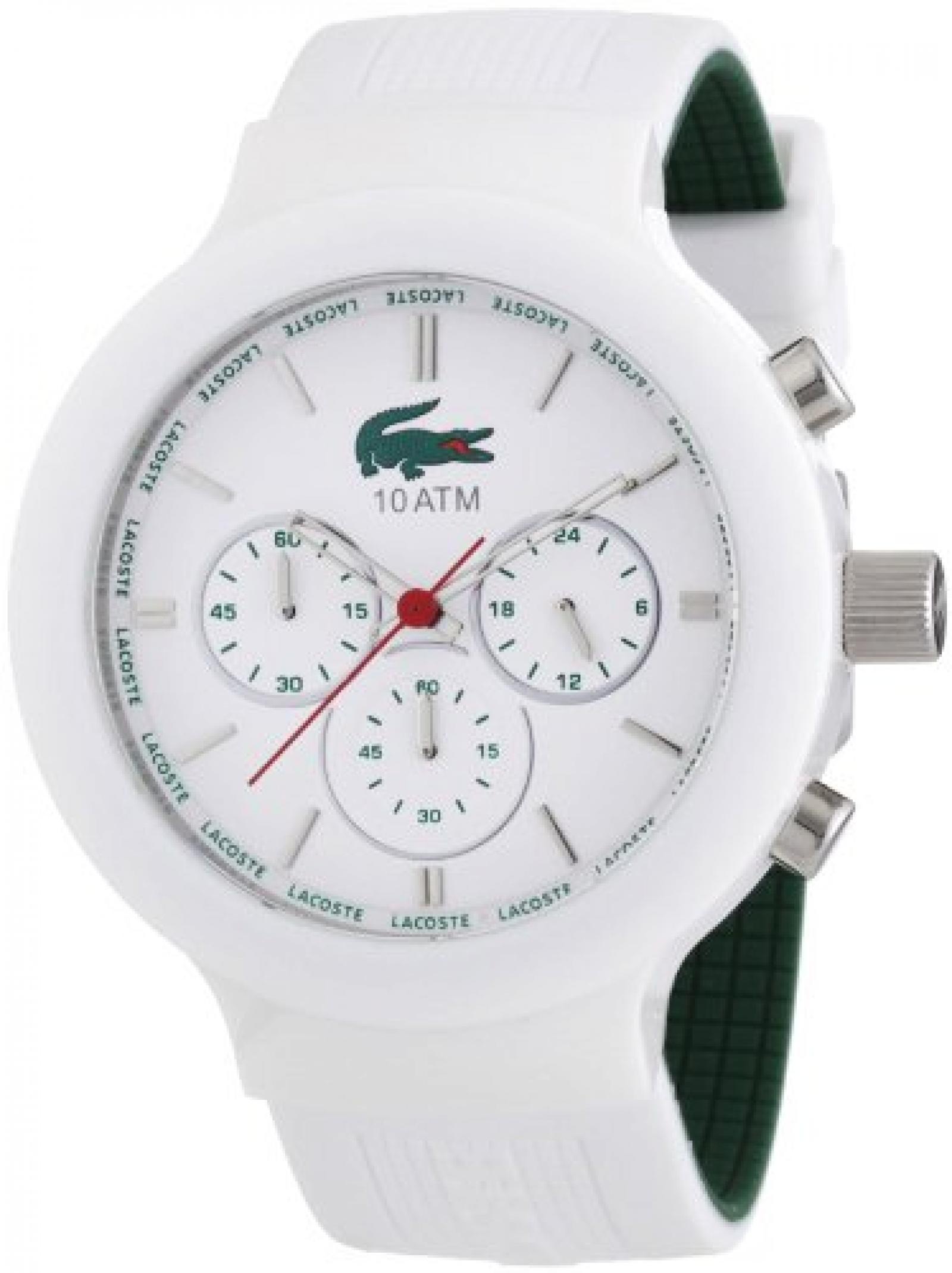 Lacoste Herren-Armbanduhr XL Analog Quarz Silikon 2010653 