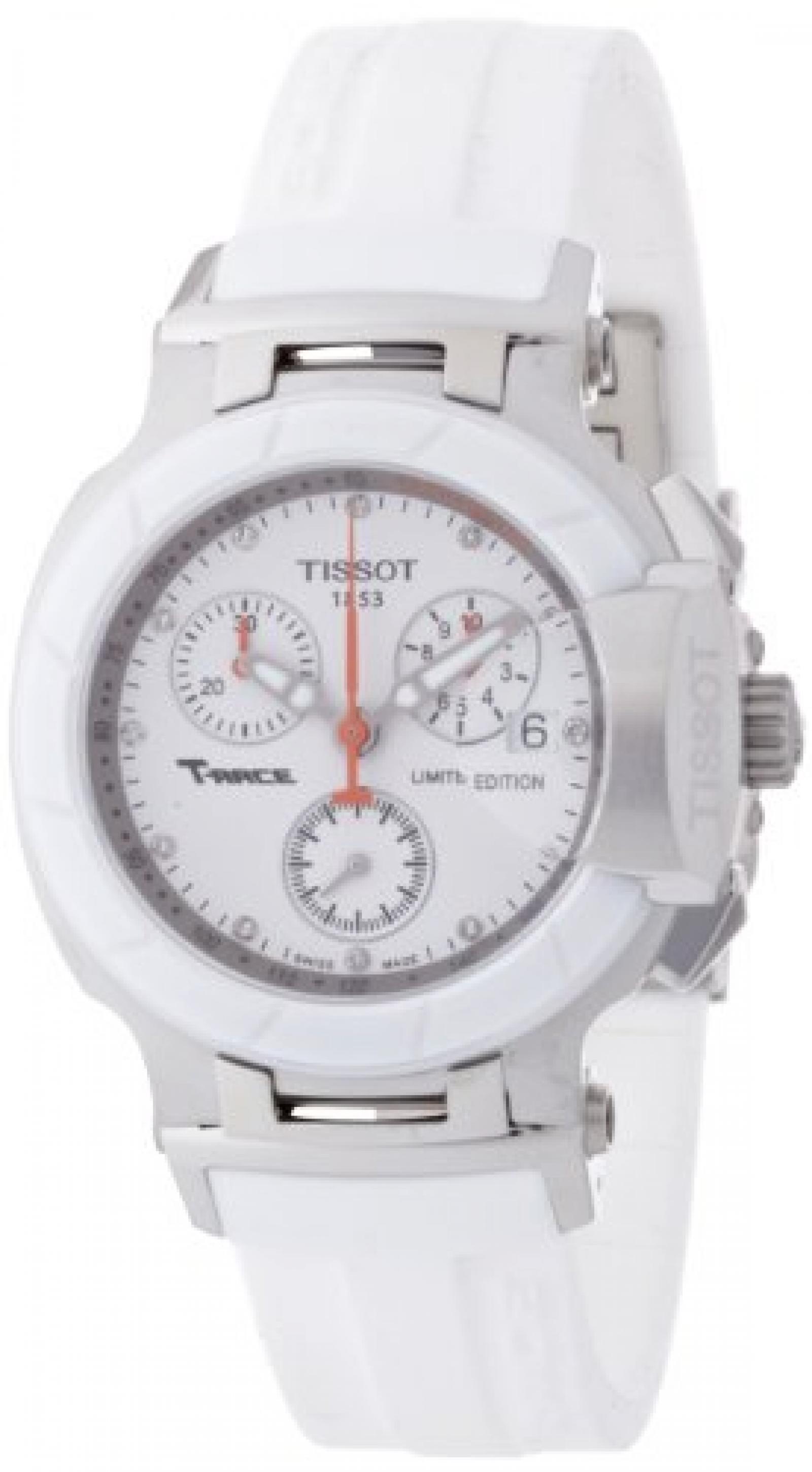 Tissot Damen-Armbanduhr T-Race Chronograph Quarz Kautschuk T048.217.27.016.00 