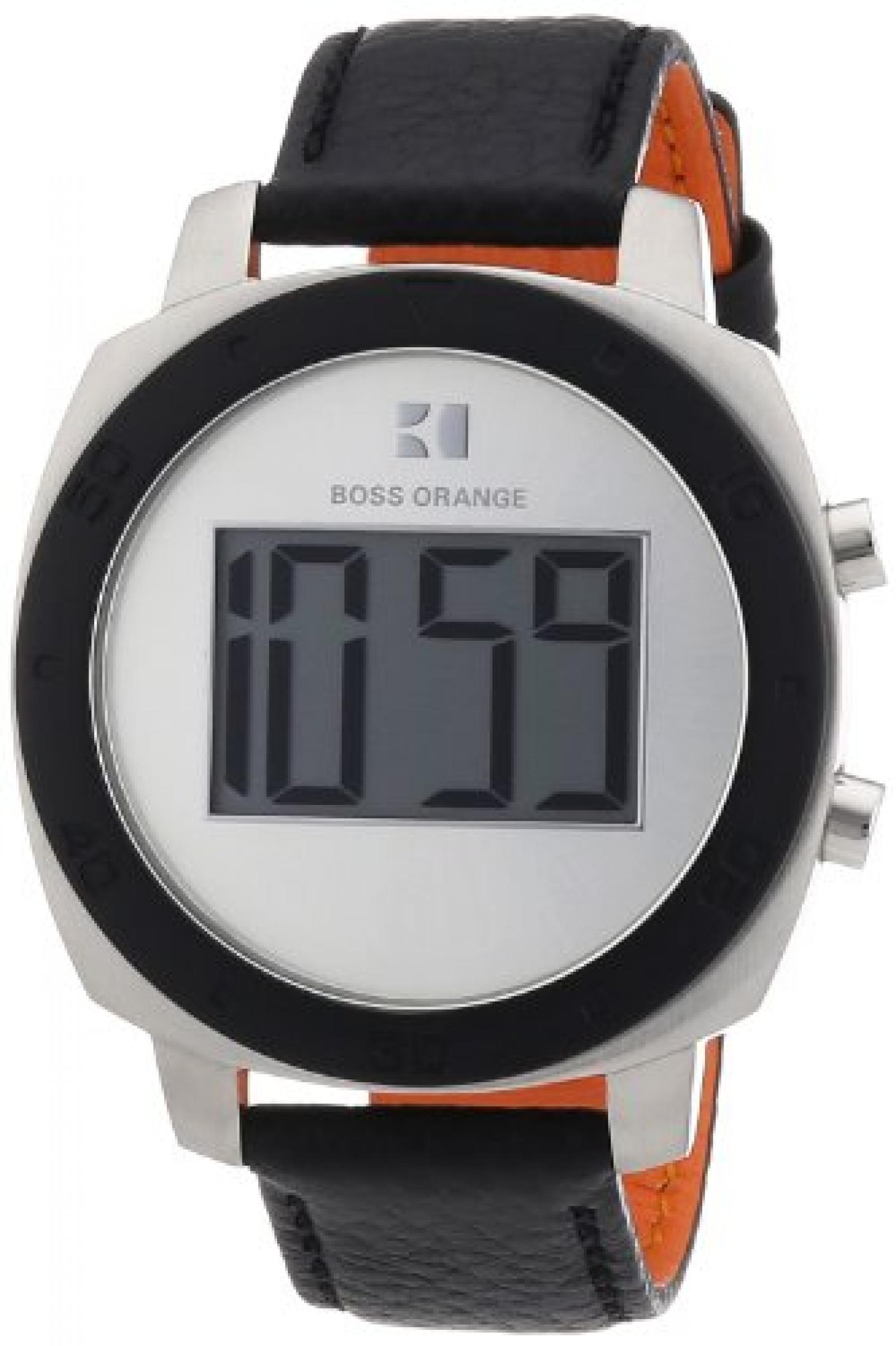 Boss Orange Damen-Armbanduhr Digital Quarz Leder 1502293 