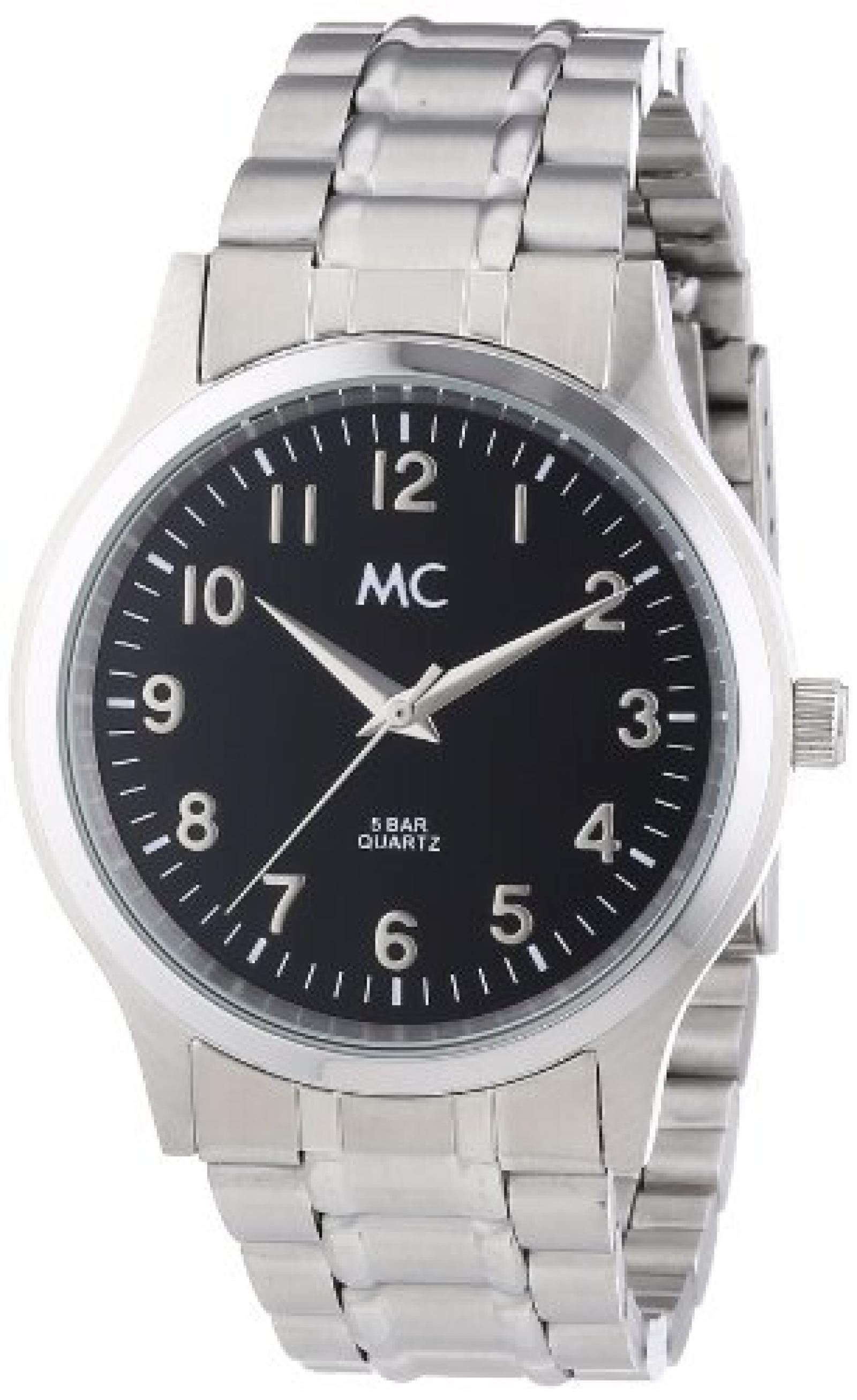 MC Timetrend Herren-Armbanduhr Analog Quarz Edelstahl 27540 