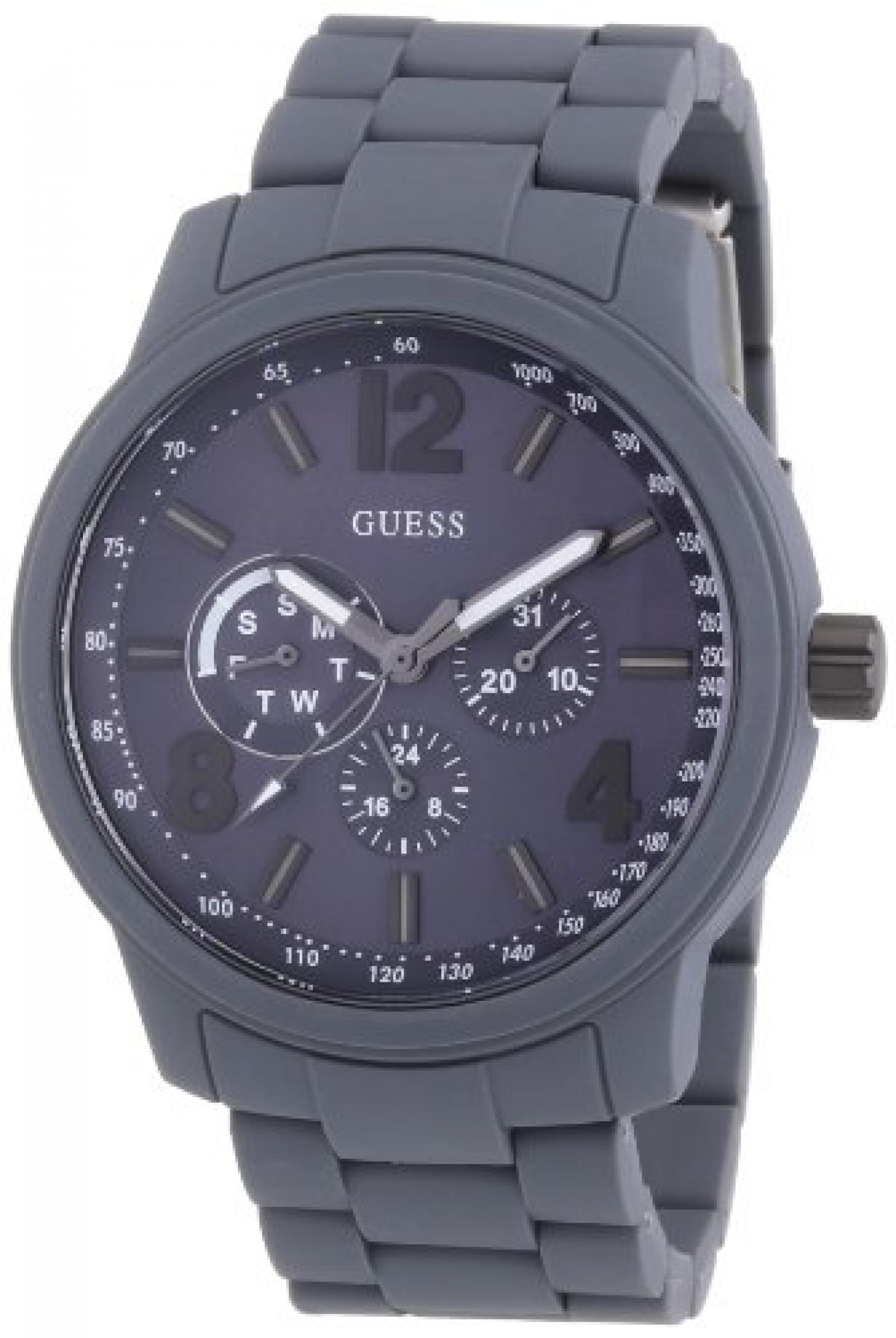 Guess Herren-Armbanduhr XL Mens Trend Multifunktion Analog Quarz Edelstahl beschichtet W0185G2 Guess Herren-Armbanduhr XL Mens Trend Multifunktion Analog Quarz Edelstahl beschichtet W0185G2