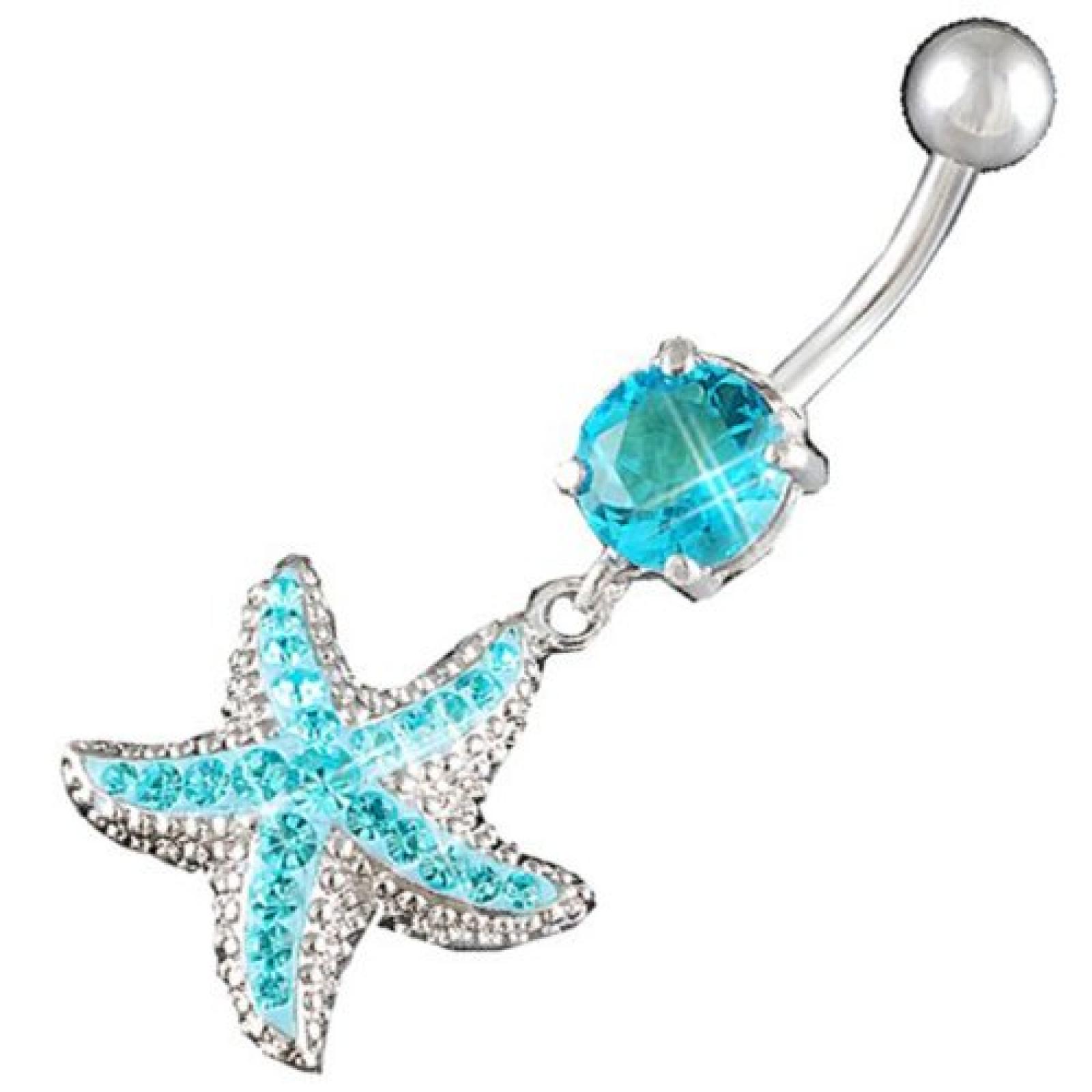 1,6mm 10mm Bauchnabelpiercing baumeln Kristall Stahl Swarovski Aquamarin Ohr Bananabell BGGI 1,6mm 10mm Bauchnabelpiercing baumeln Kristall Stahl Swarovski Aquamarin Ohr Bananabell BGGI