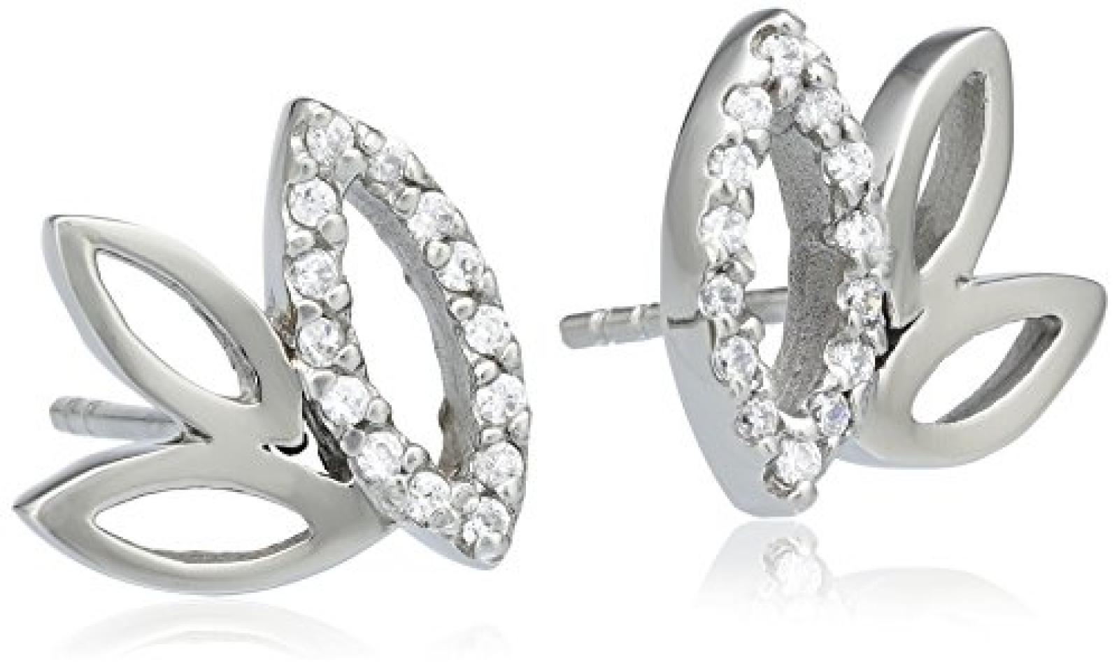 Mike Ellis New York Damen-Ohrstecker Edelstahl Zirkonia weiß D1513A/9 Mike Ellis New York Damen-Ohrstecker Edelstahl Zirkonia weiß D1513A/9