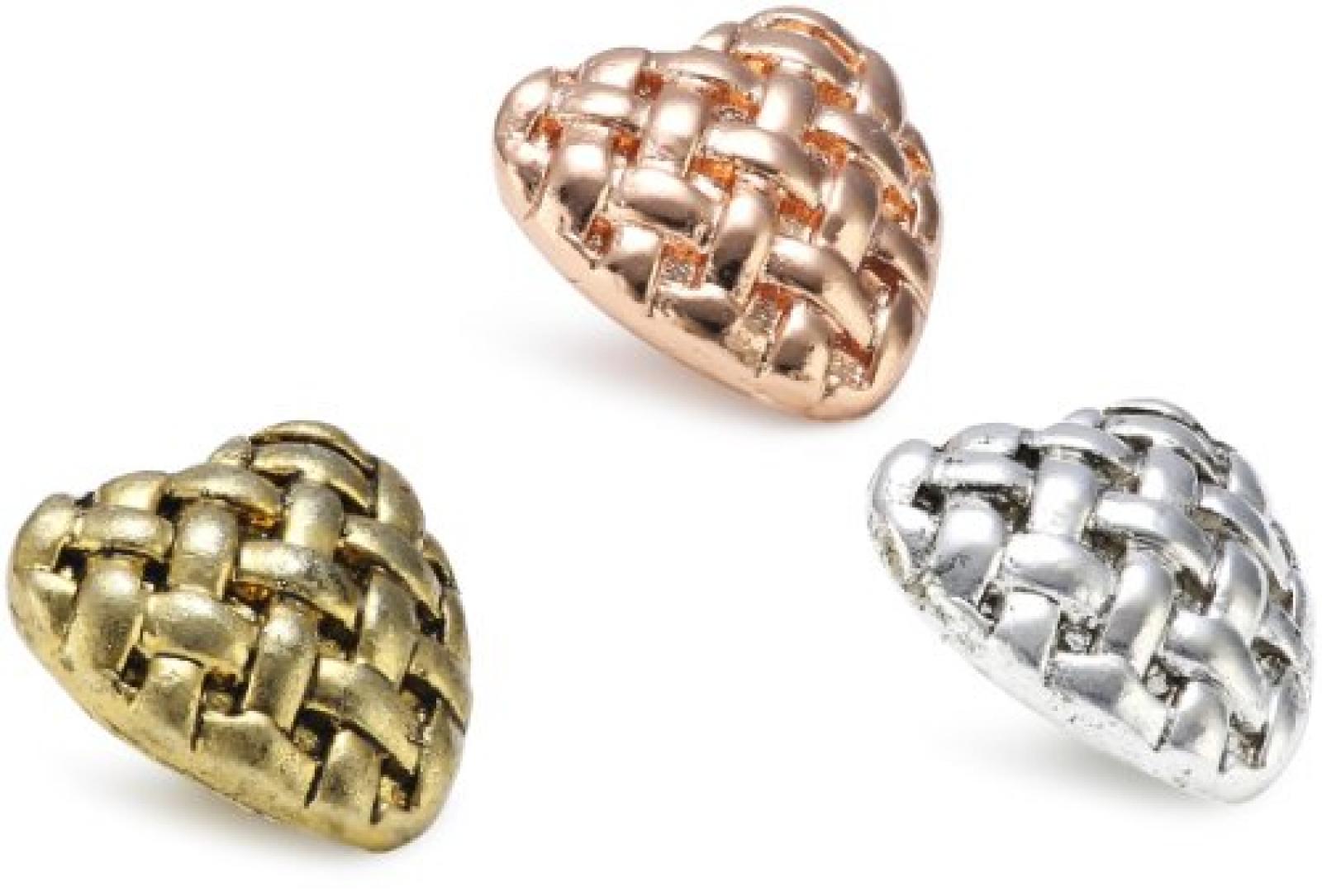 Pilgrim Damen-Snap Druckknopf 3er Set aus der Serie Snap versilbert, metallmix 43122-0017 Pilgrim Damen-Snap Druckknopf 3er Set aus der Serie Snap versilbert, metallmix 43122-0017