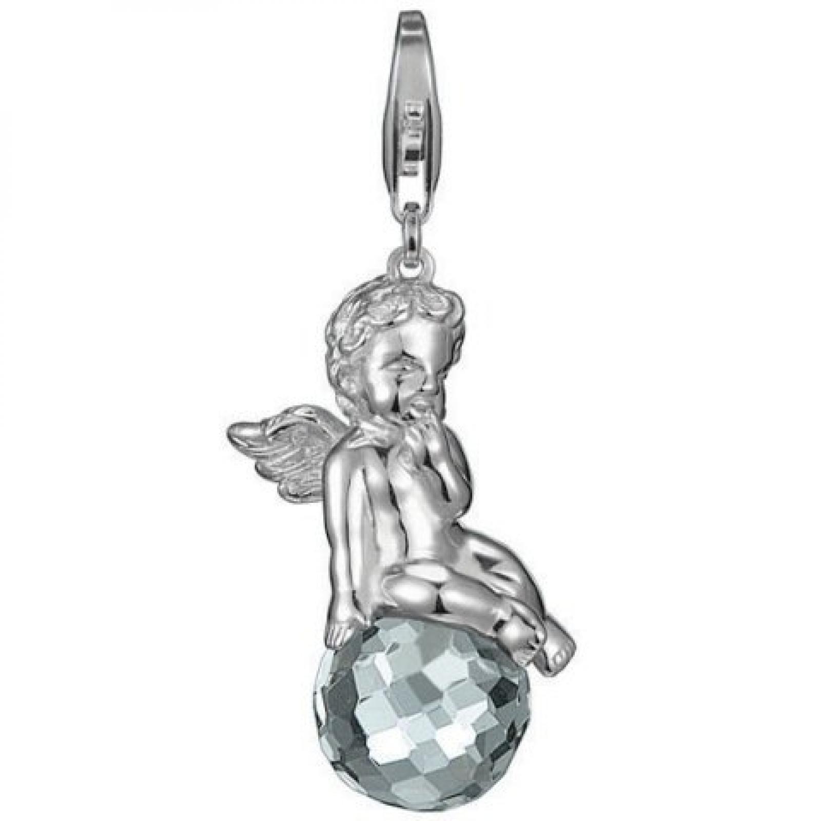 Esprit Charms 925 Sterlingsilber sweet angel grey XL S.ESZZ90608A Esprit Charms 925 Sterlingsilber sweet angel grey XL S.ESZZ90608A