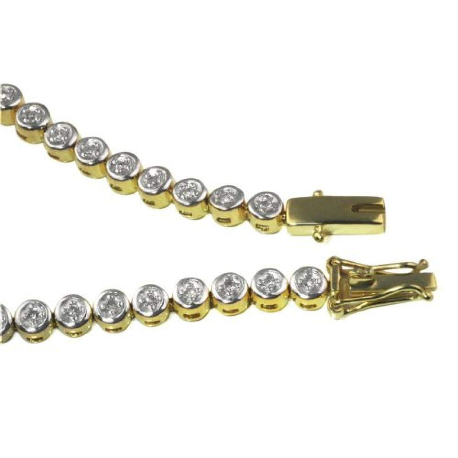 goldmaid Gelb Gold 585 Armband 49 Diamanten 0,5 ct. 