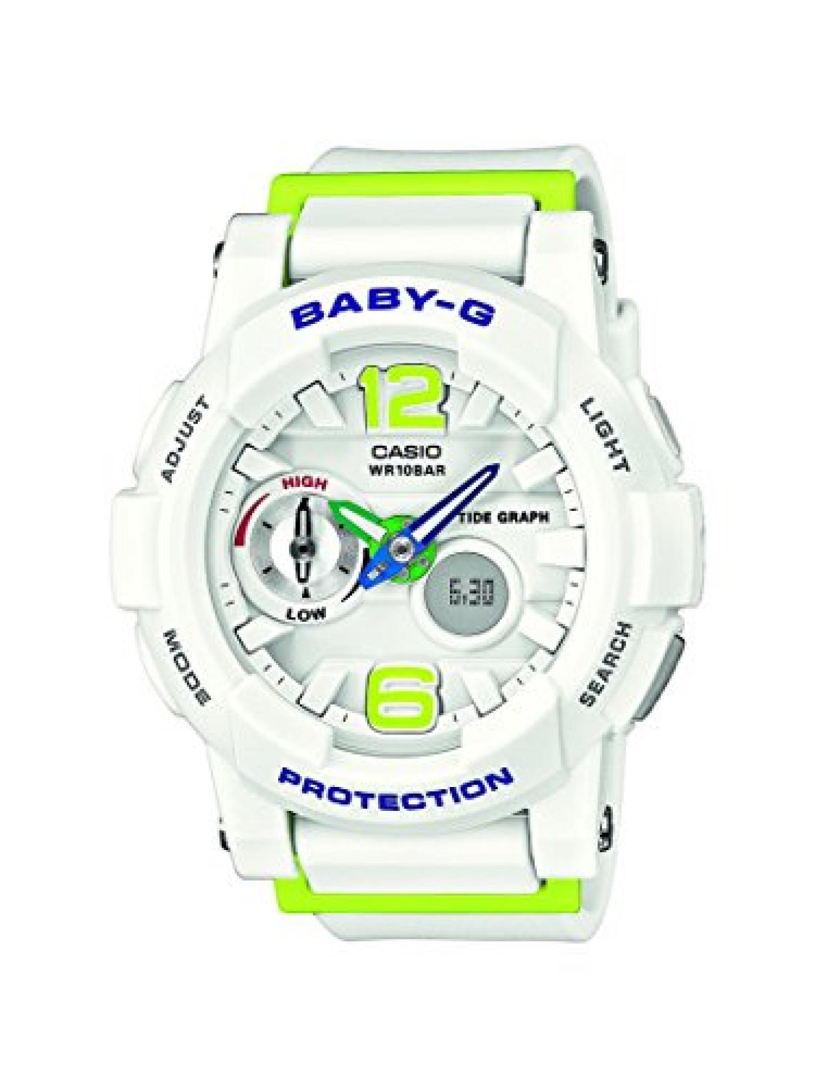 Casio Damen-Armbanduhr XL Baby-G Analog - Digital Quarz Resin BGA-180-7B2ER Casio Damen-Armbanduhr XL Baby-G Analog - Digital Quarz Resin BGA-180-7B2ER
