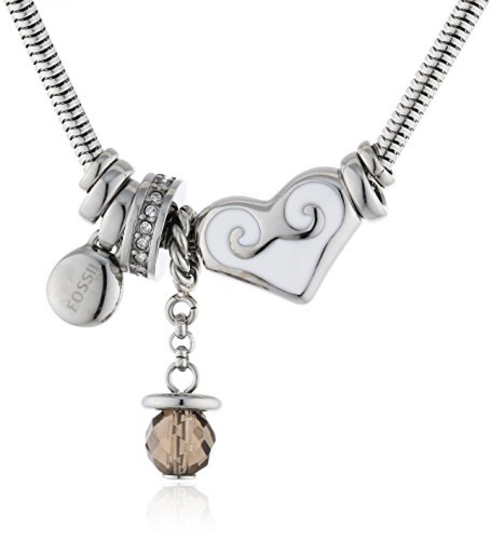 FOSSIL Damencollier Charms & Beads Edelstahl 42-47cm Verlngerung JF85099040 FOSSIL Damencollier Charms & Beads Edelstahl 42-47cm Verlngerung JF85099040