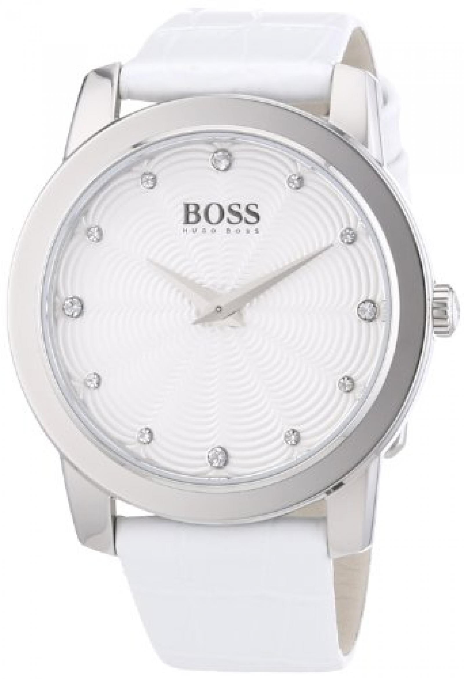 Hugo Boss Damen-Armbanduhr Analog Quarz Leder 1502350 Hugo Boss Damen-Armbanduhr Analog Quarz Leder 1502350