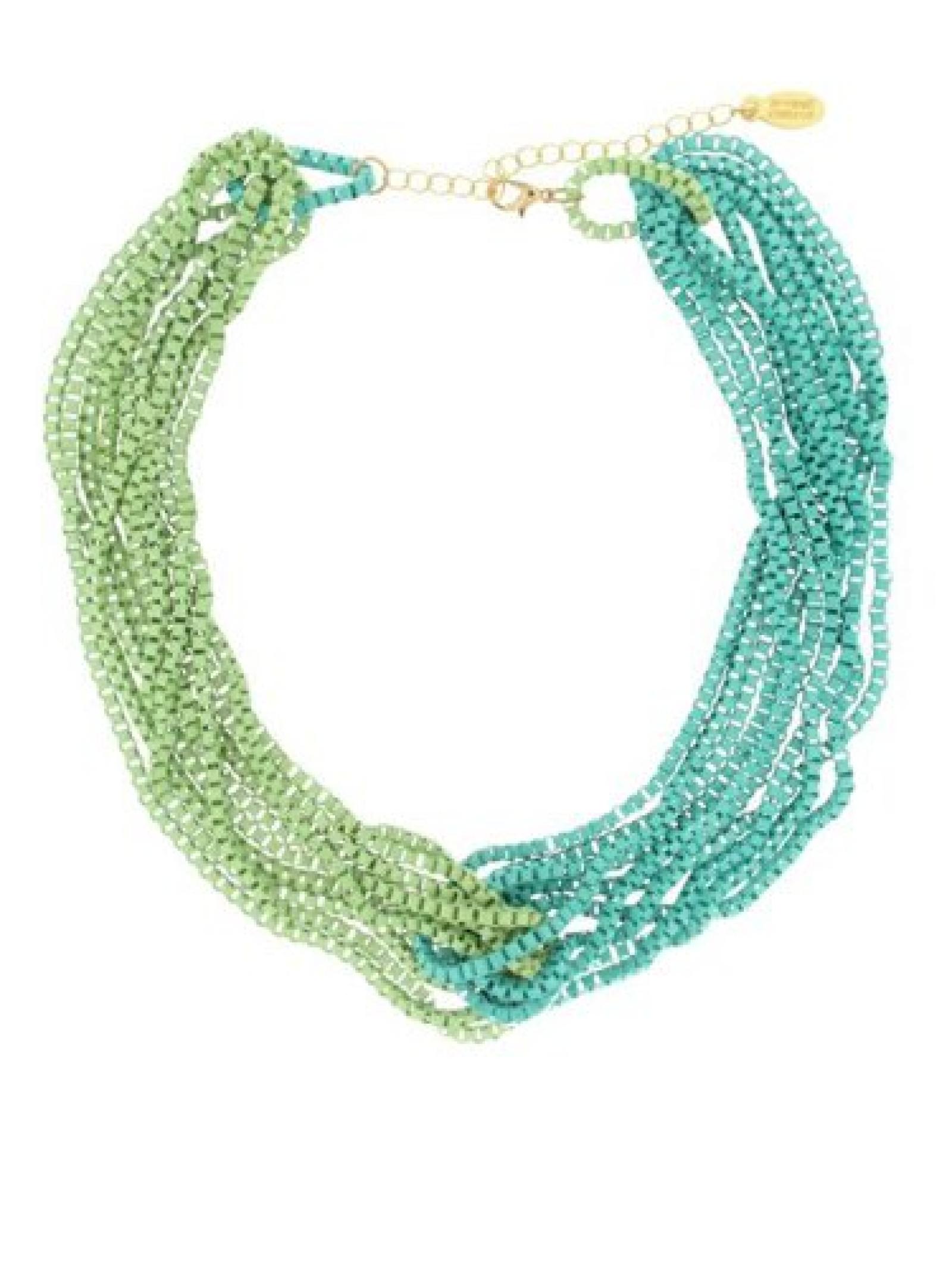 Sweet Deluxe Aurora Kette gold aqua gr&uuml;n one size 