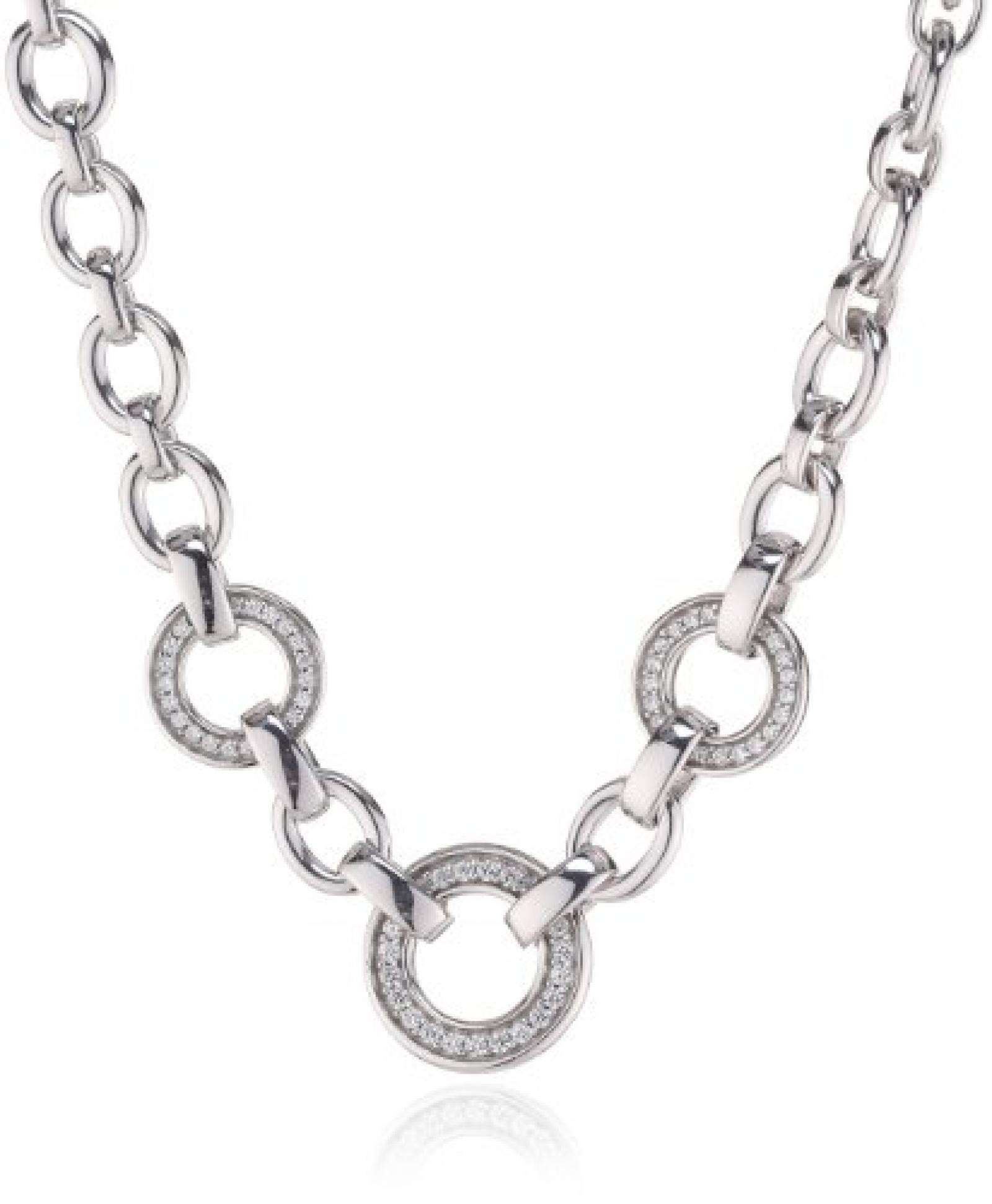Produktbild von Mesnt Kette Silber 925, SilberGlänzende Tennis-Kette Halskette Für Frauen, Länge 40cm