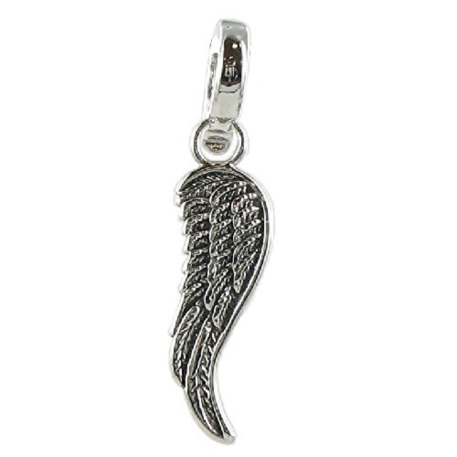 Quiges Charm Anhänger Taube – Versilbert, Für Bettelarmbänder, 3,6 Cm, Mit Karabinerverschluss