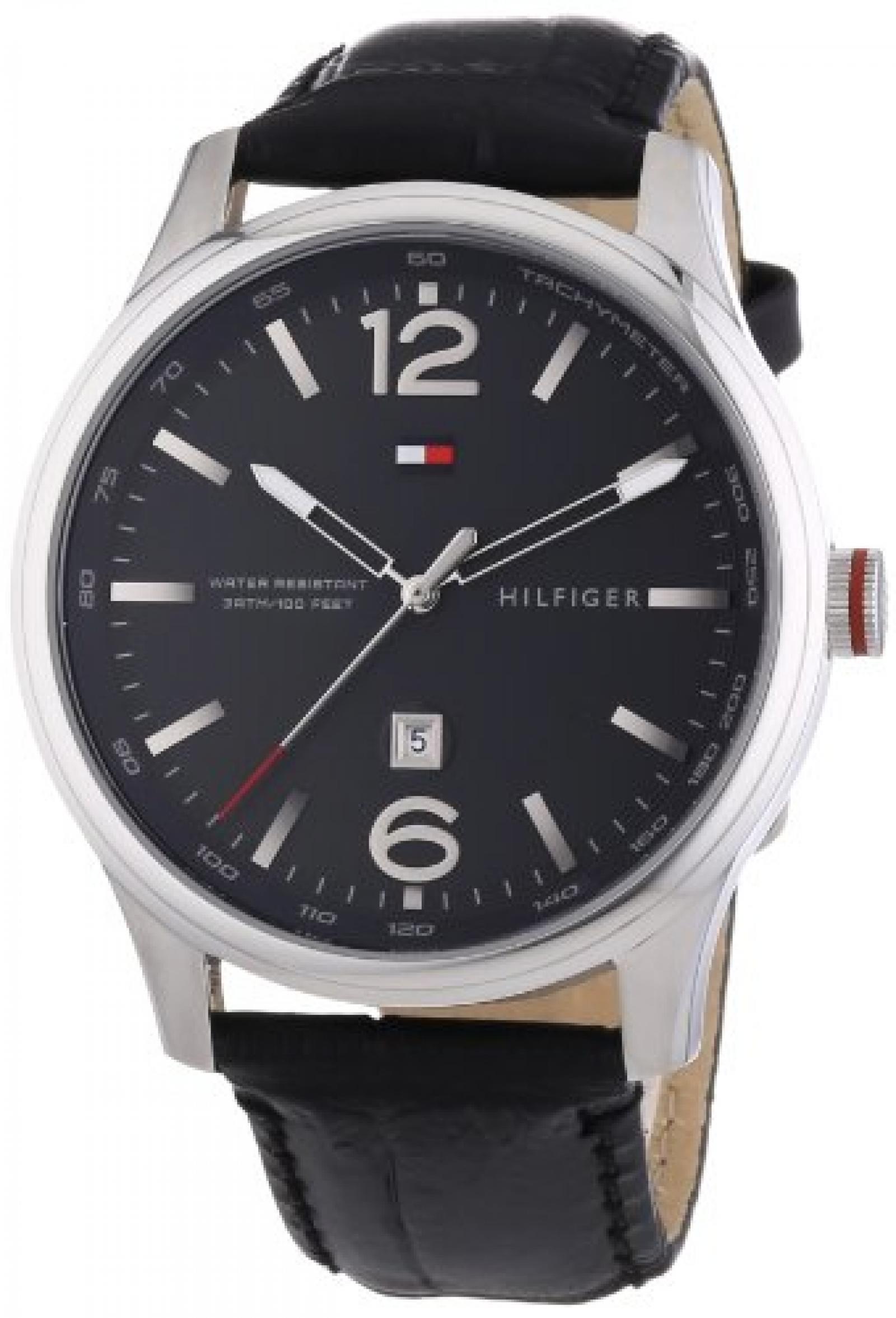 Tommy Hilfiger Herren-Armbanduhr City Classic XL Analog Leder 1710314 Tommy Hilfiger Herren-Armbanduhr City Classic XL Analog Leder 1710314