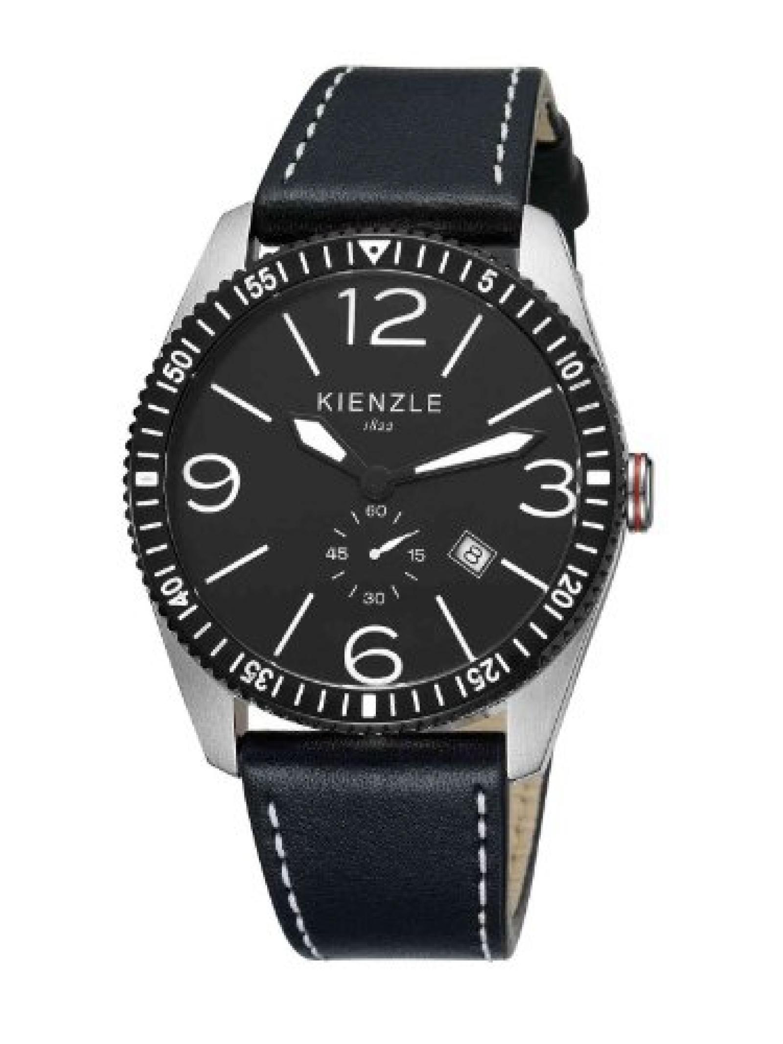 Kienzle Herren-Armbanduhr XL Analog Leder K8041123011 