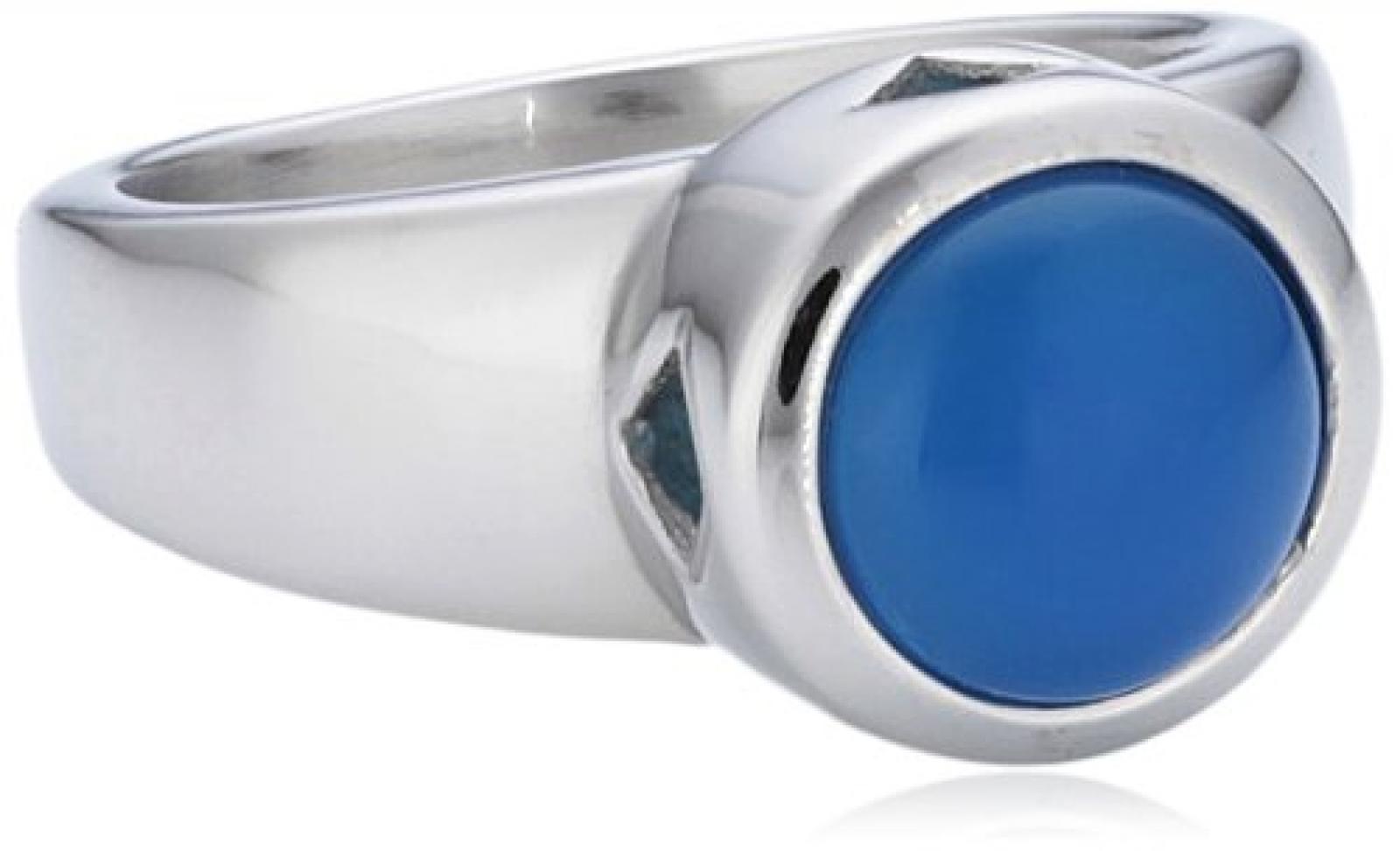 Mike Ellis Damen-Ring Glaskristall Edelstahl blau Gr.52 (16.6) SC03 52 blue Mike Ellis Damen-Ring Glaskristall Edelstahl blau Gr.52 (16.6) SC03 52 blue