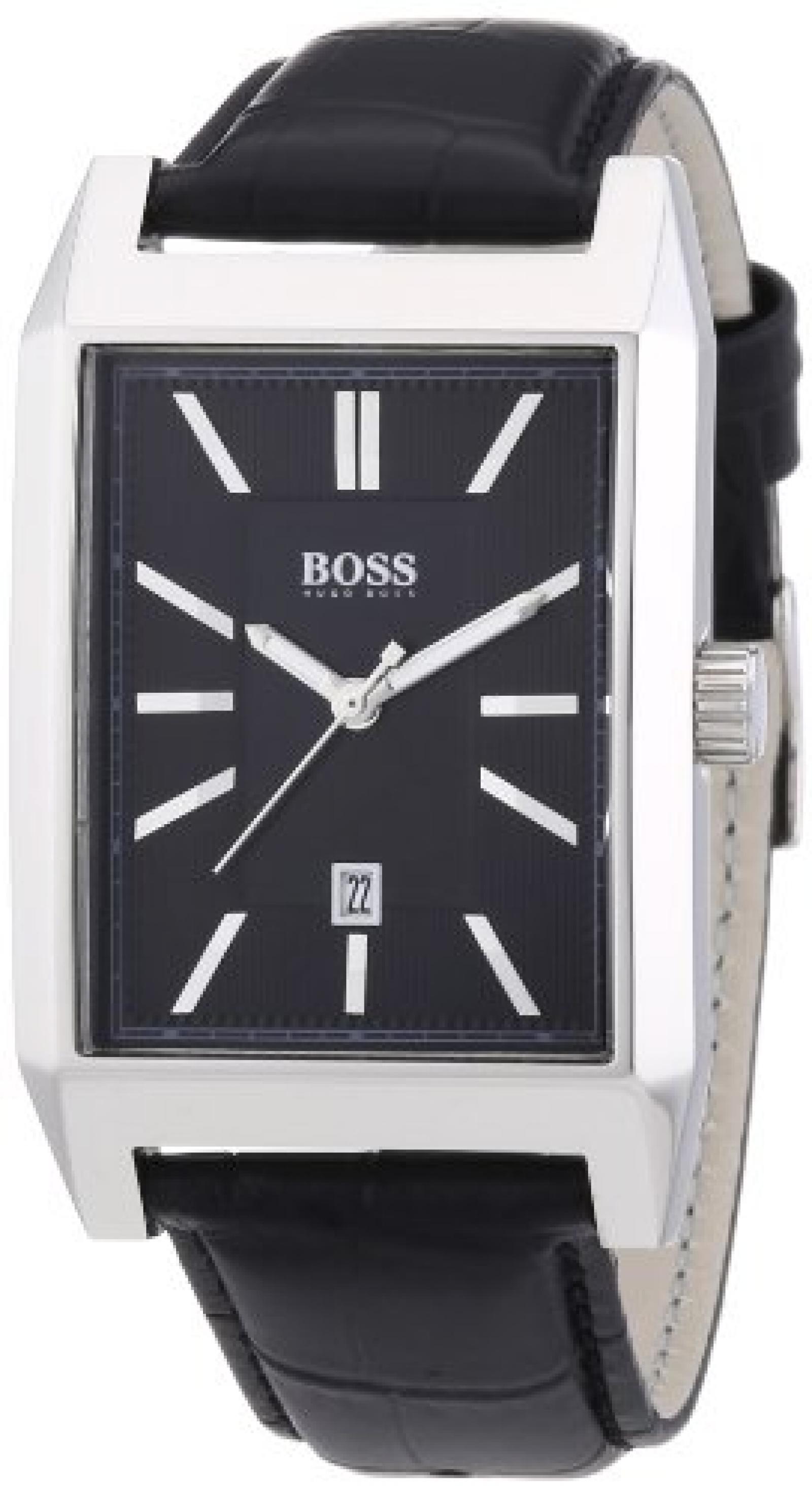Hugo Boss Herren-Armbanduhr Analog Quarz Leder 1512915 