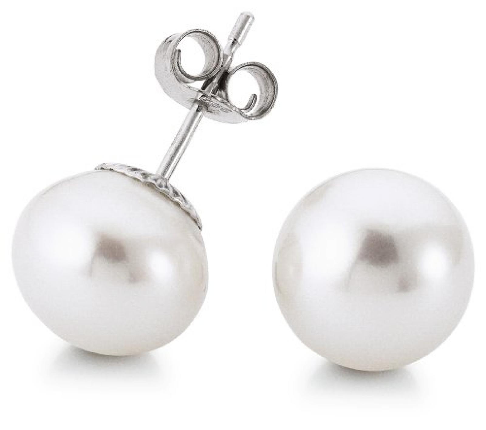 Adriana Damen-Ohrstecker Sportiva Süßwasser Zuchtperlen 585 Weißgold Sportiva S7 