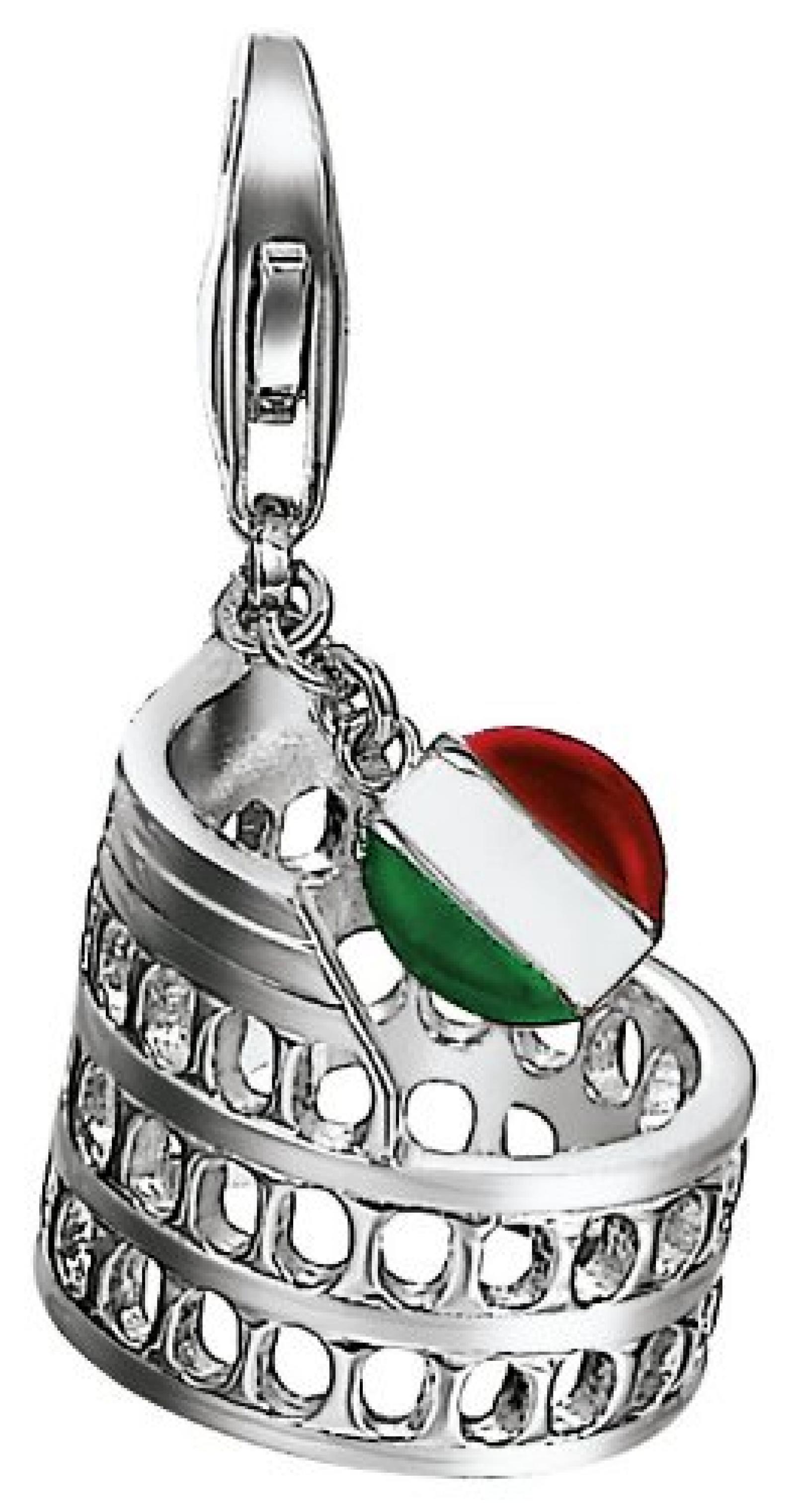 Esprit Damen-Charm Colosseum 925 Sterling Silber ESCH91214A000 