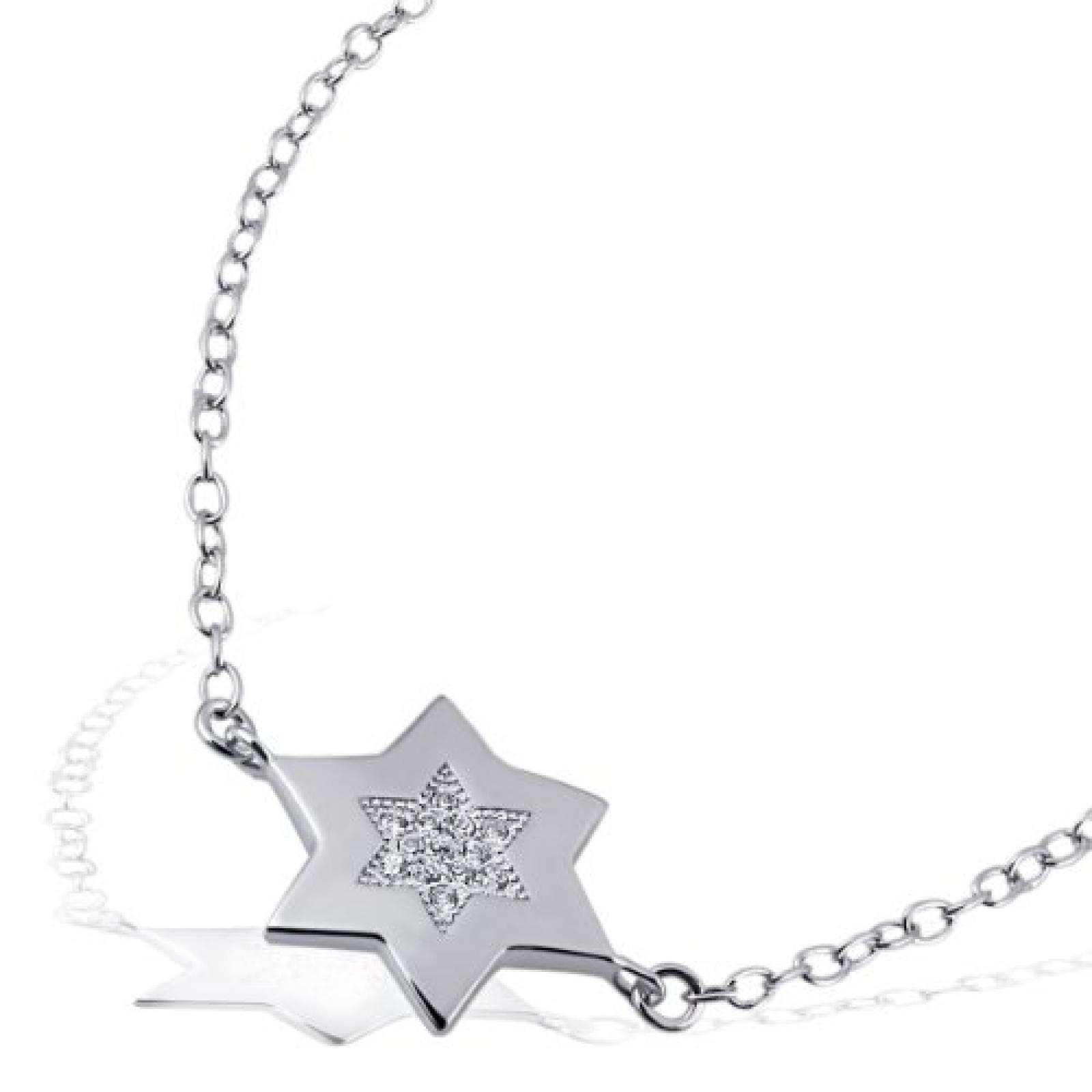 Goldmaid Damen-Armband 925 Sterling Silber Stern 12 weiße Zirkonia 21 cm Fo A6280S Goldmaid Damen-Armband 925 Sterling Silber Stern 12 weiße Zirkonia 21 cm Fo A6280S