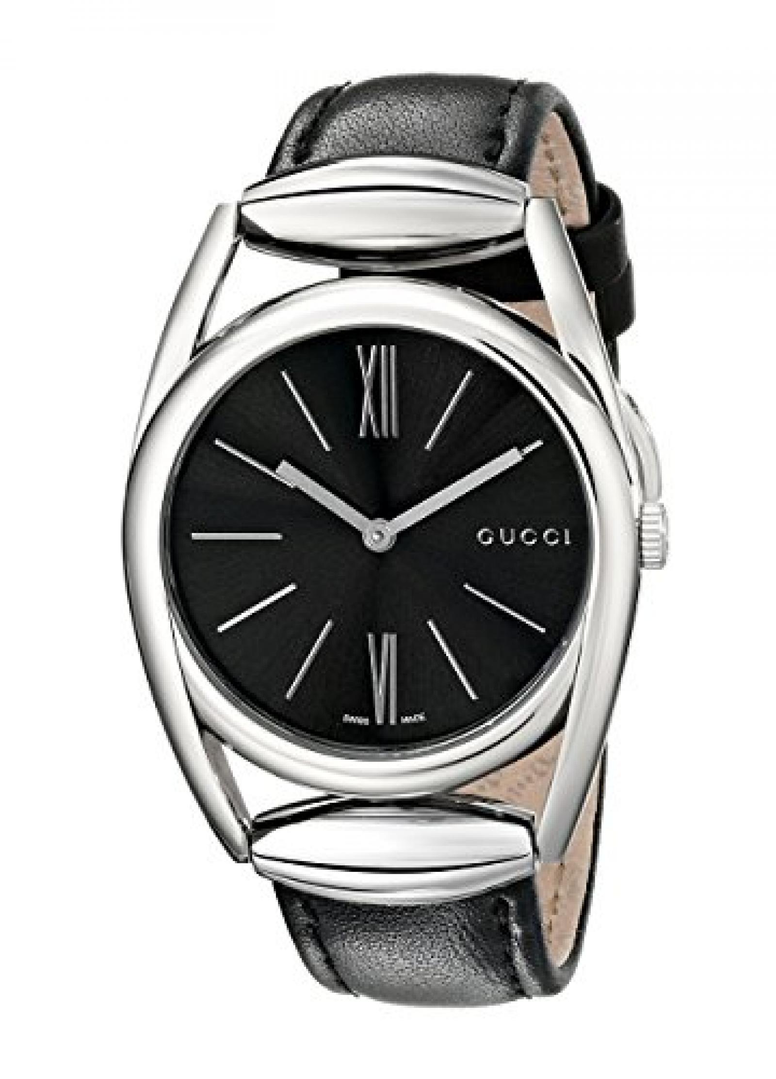 Gucci Damen-Armbanduhr XS HORSEBIT Analog Quarz Leder YA139401 Gucci Damen-Armbanduhr XS HORSEBIT Analog Quarz Leder YA139401