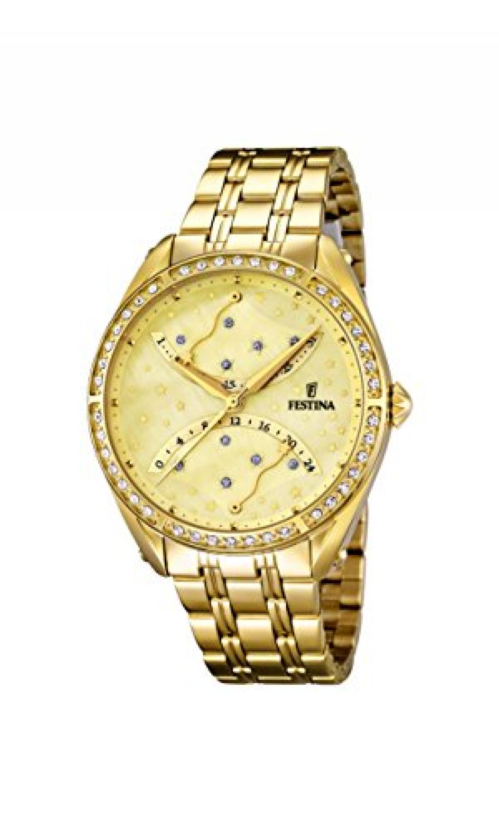 Festina Damen-Armbanduhr Analog Quarz Edelstahl F16743/2 Festina Damen-Armbanduhr Analog Quarz Edelstahl F16743/2