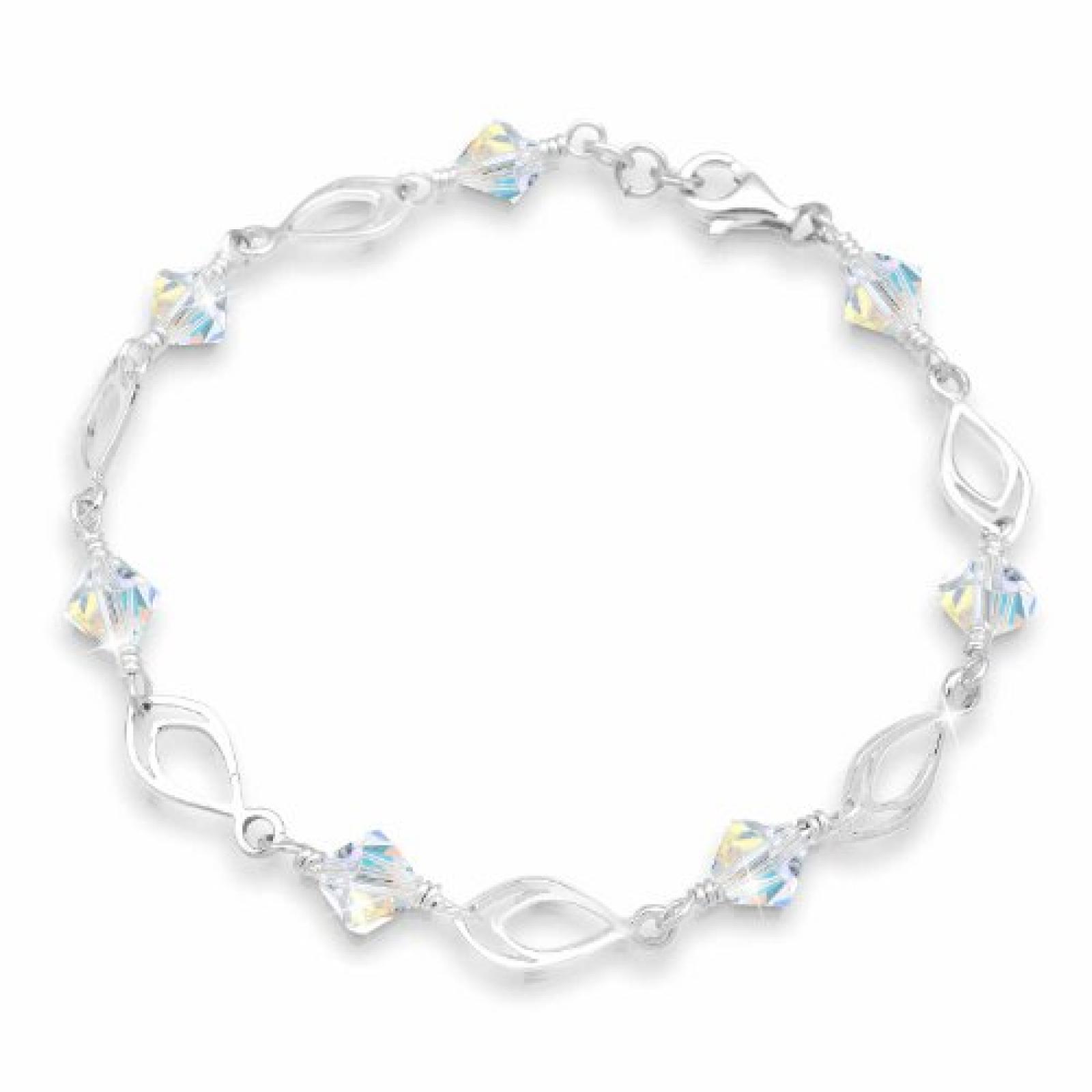 Elli Damen-Armband Secret Garden L&auml;nge 19cm 925 Sterling Silber 0208480311_19 