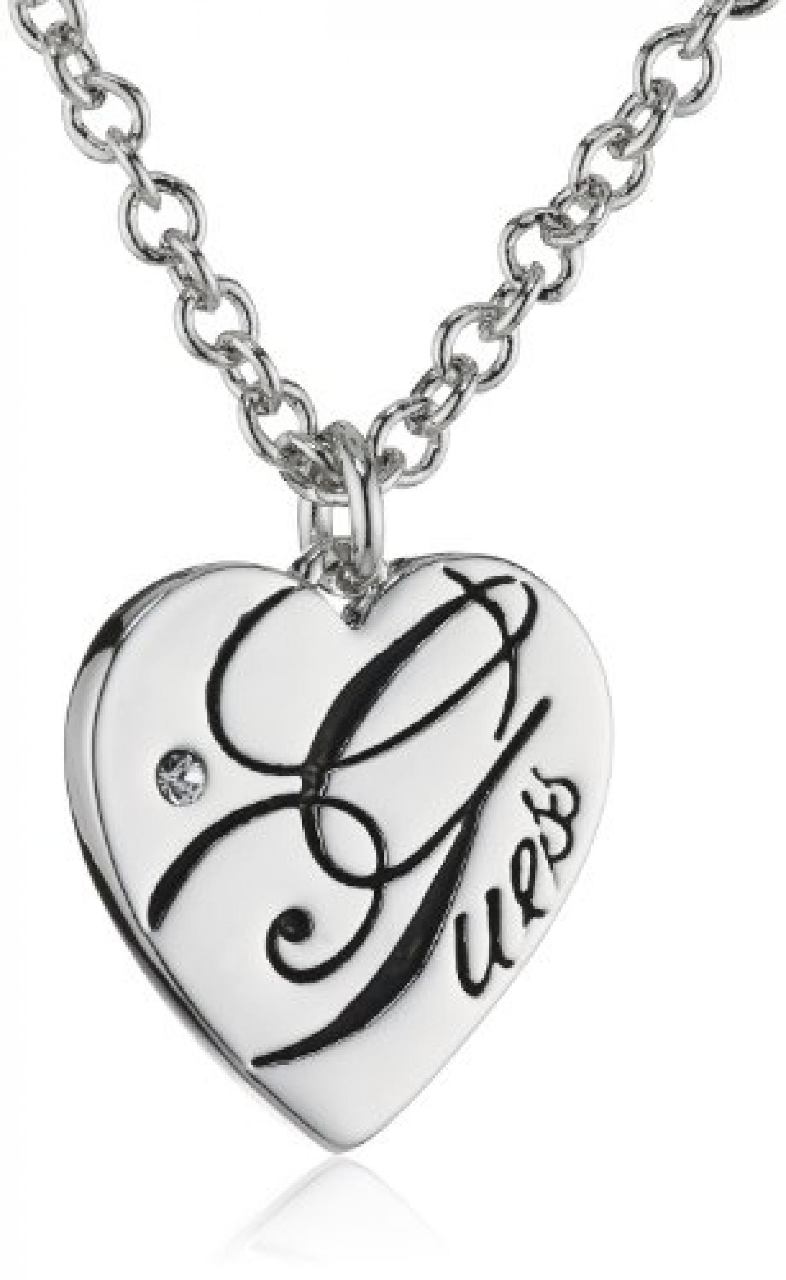 Guess Damen Halskette All Mixed Up Edelstahl Kristall rhodiniert 40 cm UBN81314 Guess Damen Halskette All Mixed Up Edelstahl Kristall rhodiniert 40 cm UBN81314