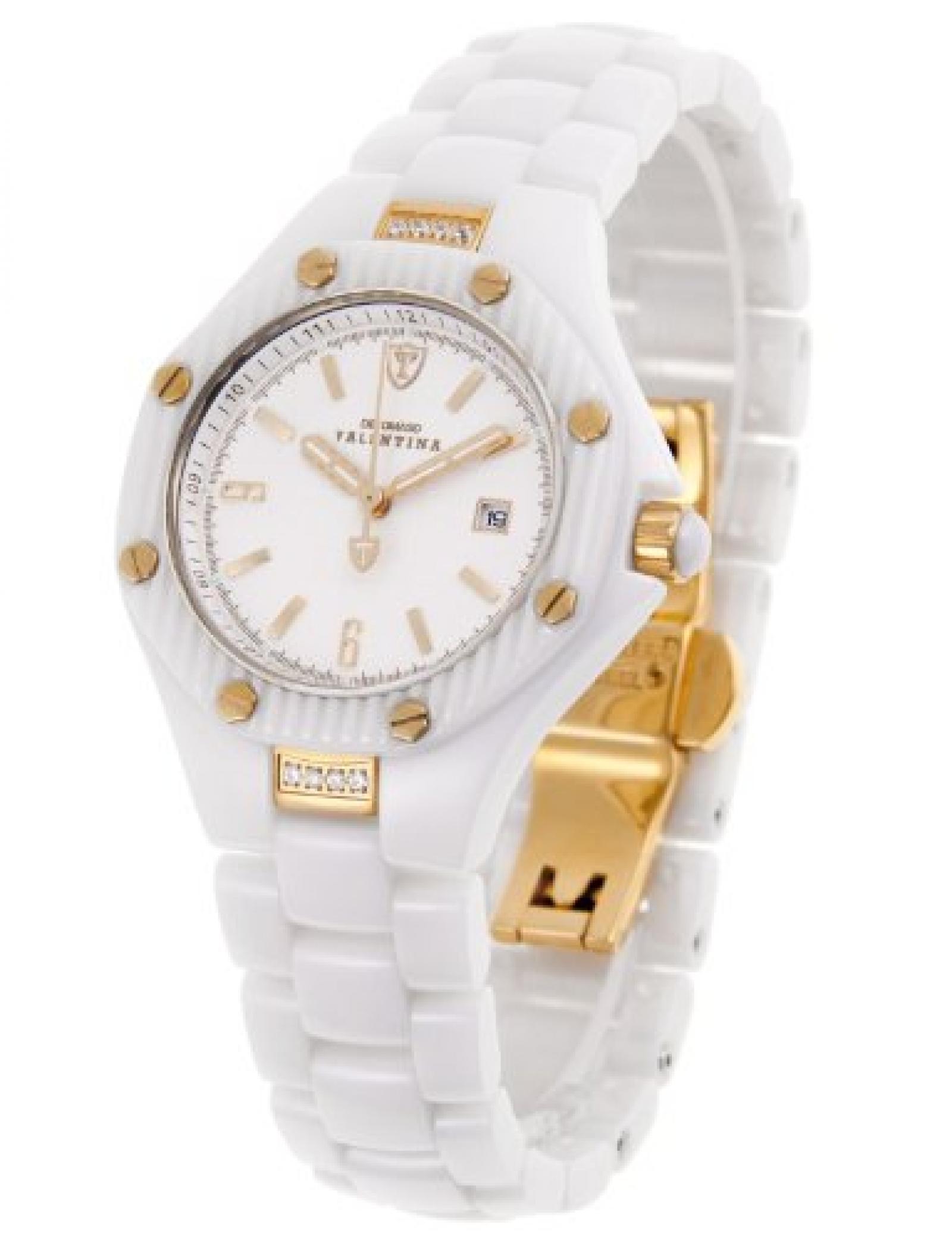 Detomaso Damen-Armbanduhr XS VALENTINA DT3005-D Ladies Analog Quarz Keramik DT3005-D Detomaso Damen-Armbanduhr XS VALENTINA DT3005-D Ladies Analog Quarz Keramik DT3005-D